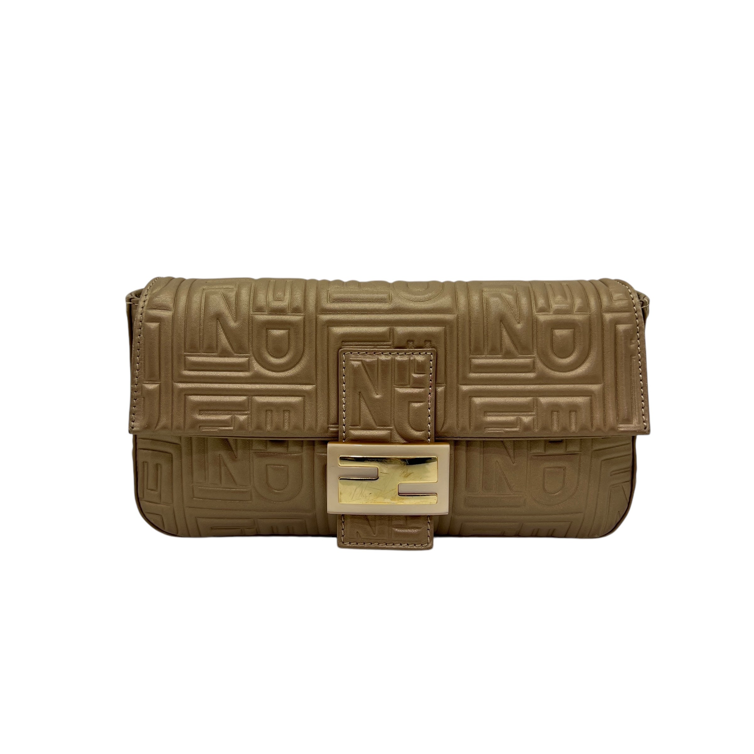 FENDI BAGUETTE EMBOSSED RE-EDITION 1997 IN NAPPA LIMITED ED.