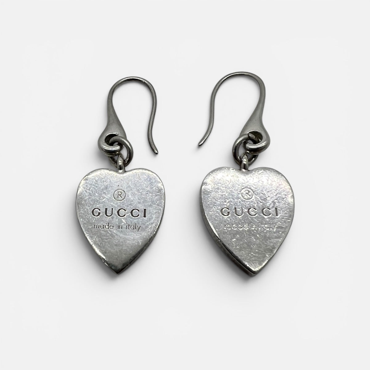 Orecchini a cuore in argento