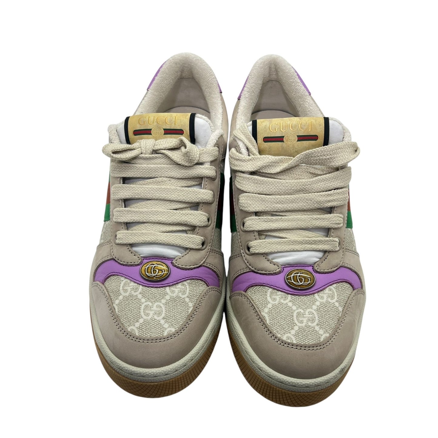 GUCCI SNEAKERS SCREENER IN PELLE TG 37,5