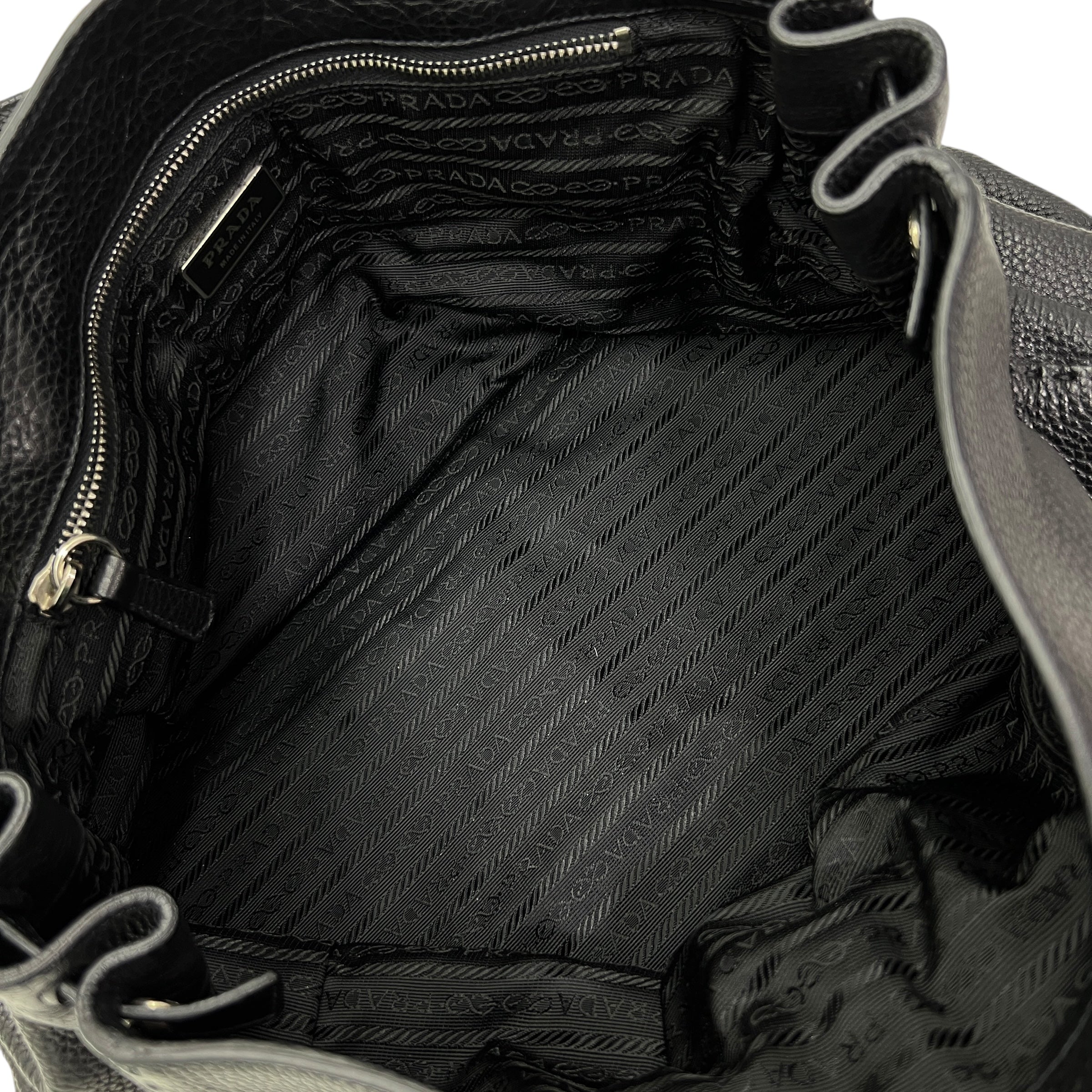 Clasp borsa in pelle daino