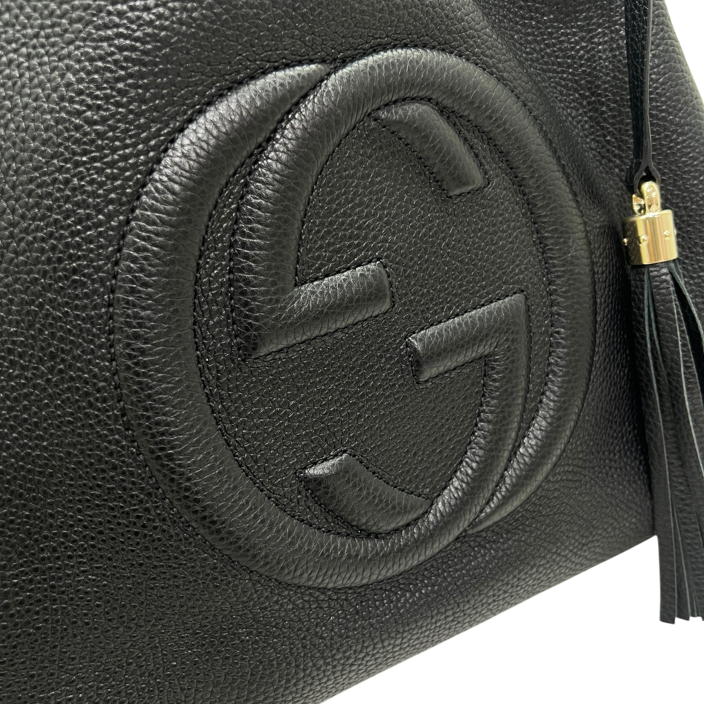 GUCCI SOHO SHOPPING BAG IN PELLE