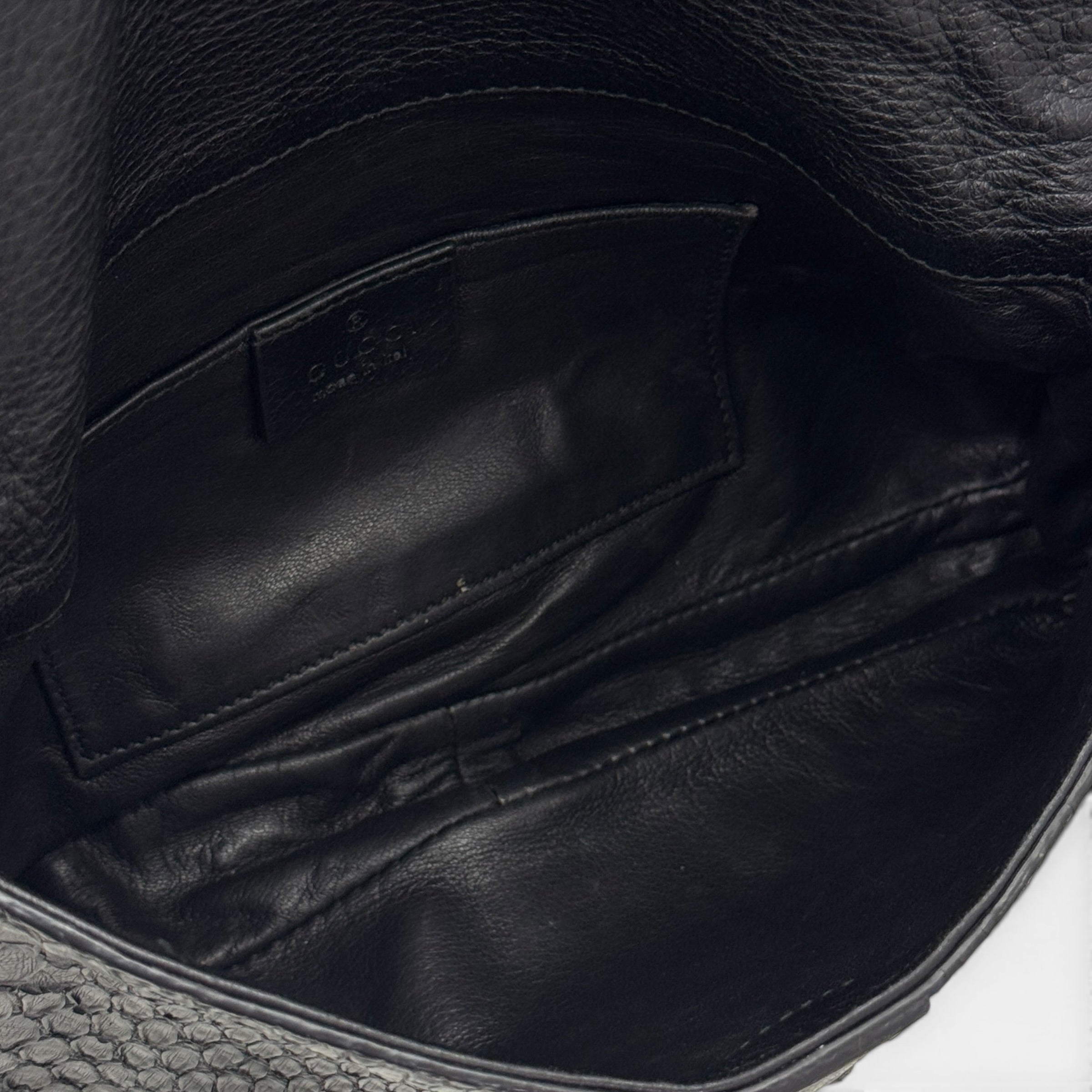 Borsa a spalla in pitone