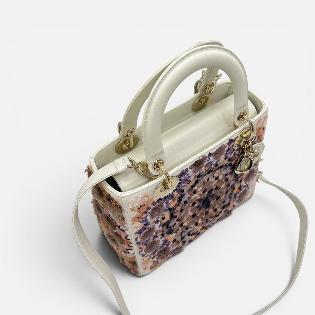 Lady Dior flora borsa media
