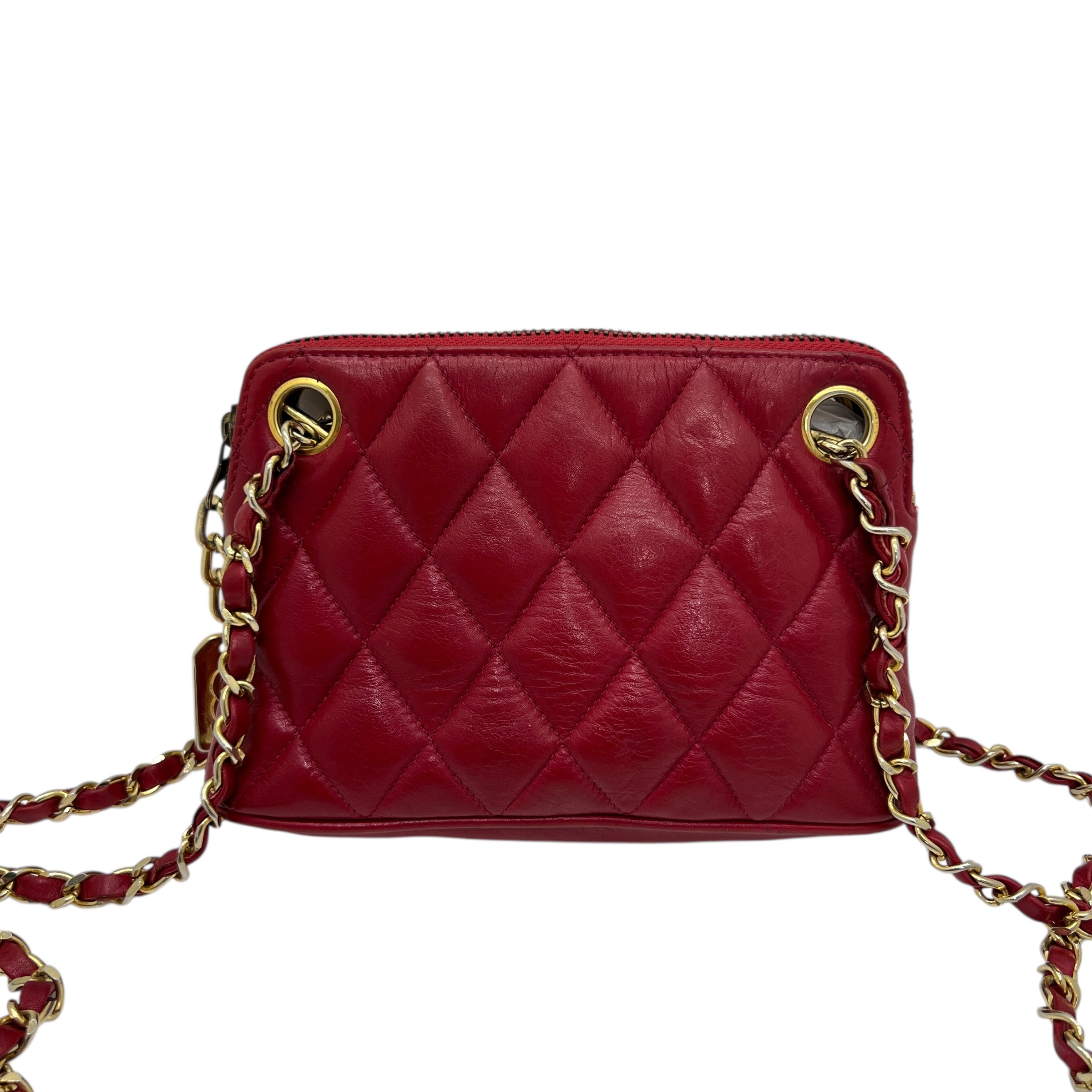 Mini borsa in agnello