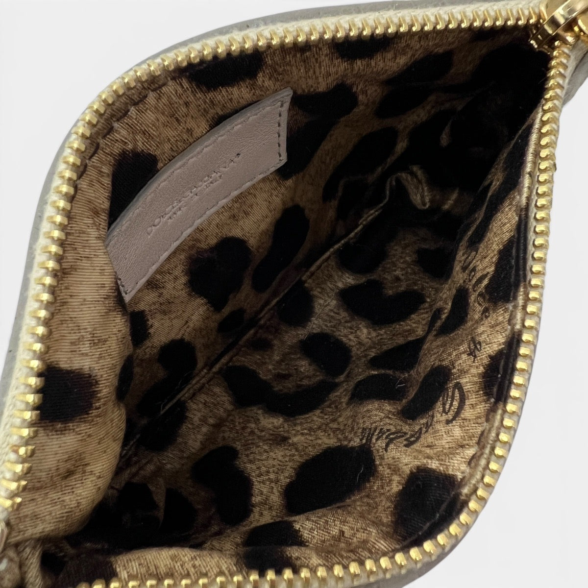 Mini pochette in pelle con catenella