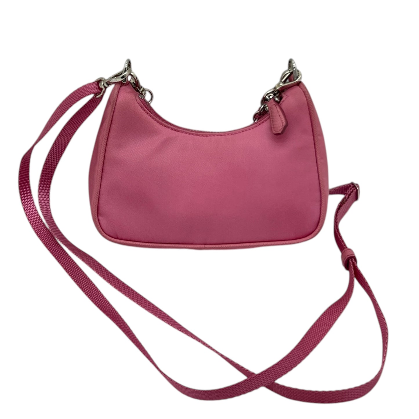 PRADA RE-EDITION MINI BORSA IN RE-NYLON ROSA