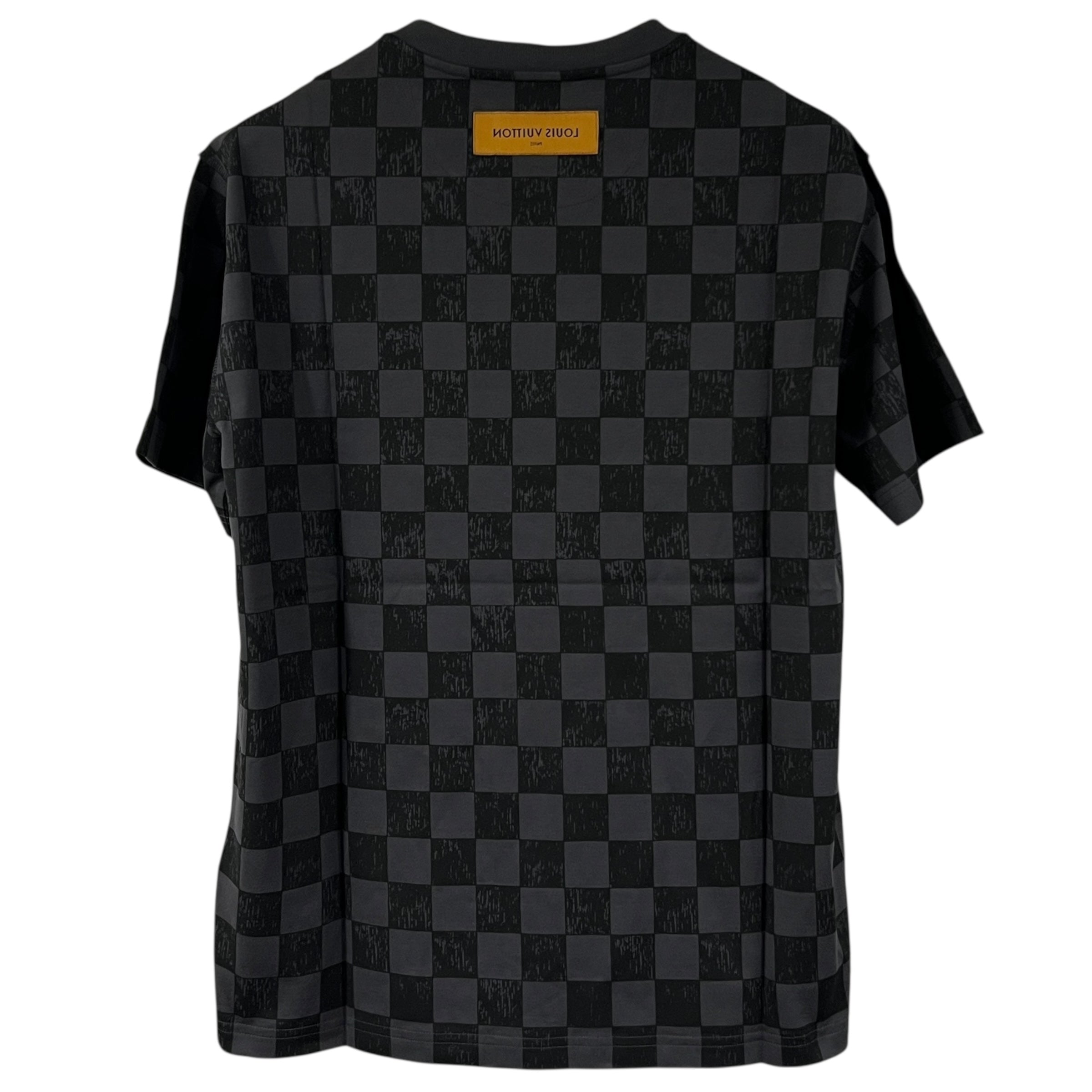 T-shirt in cotone con motivo Damier taglia L