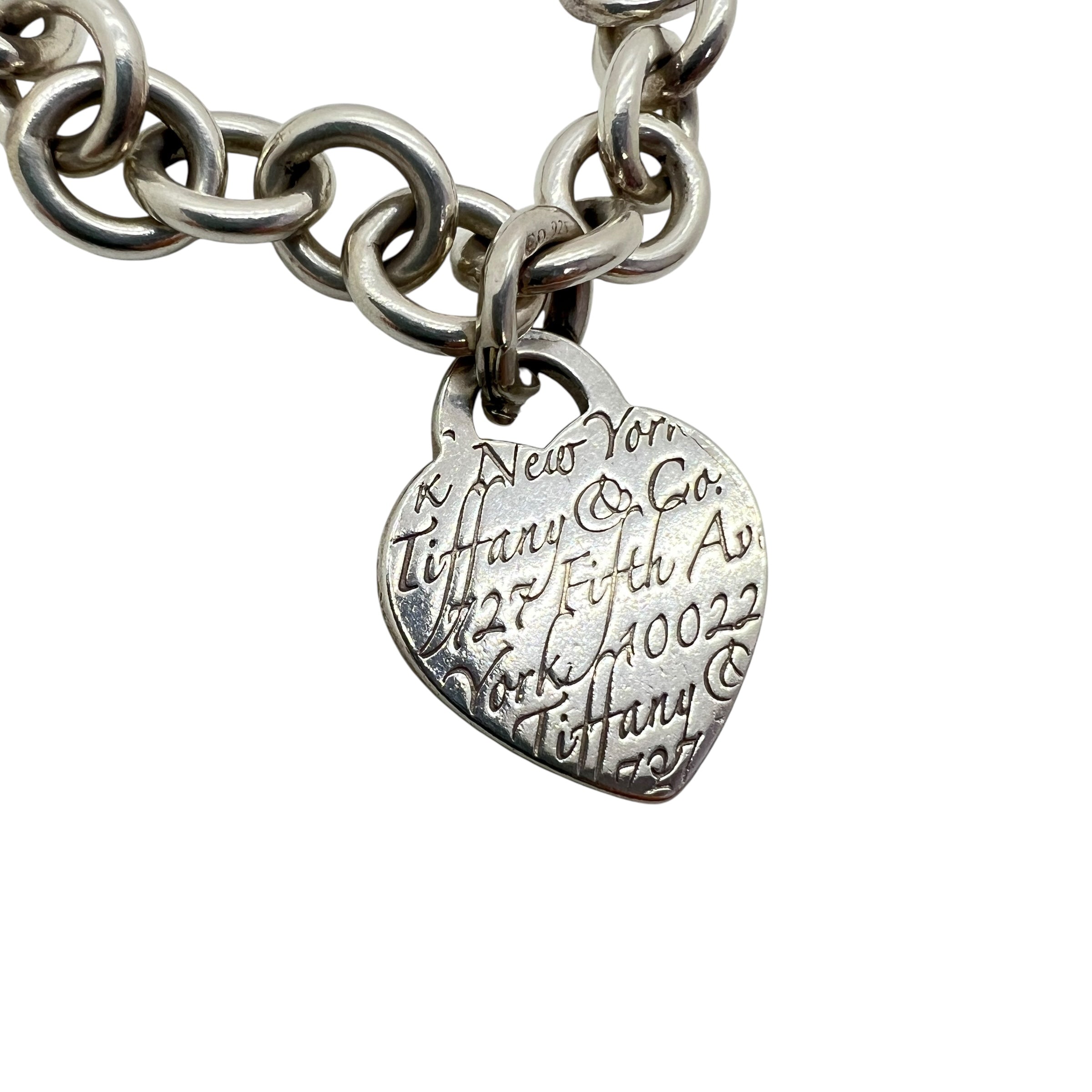TIFFANY & CO. BRACCIALE NOTES HEART TAG