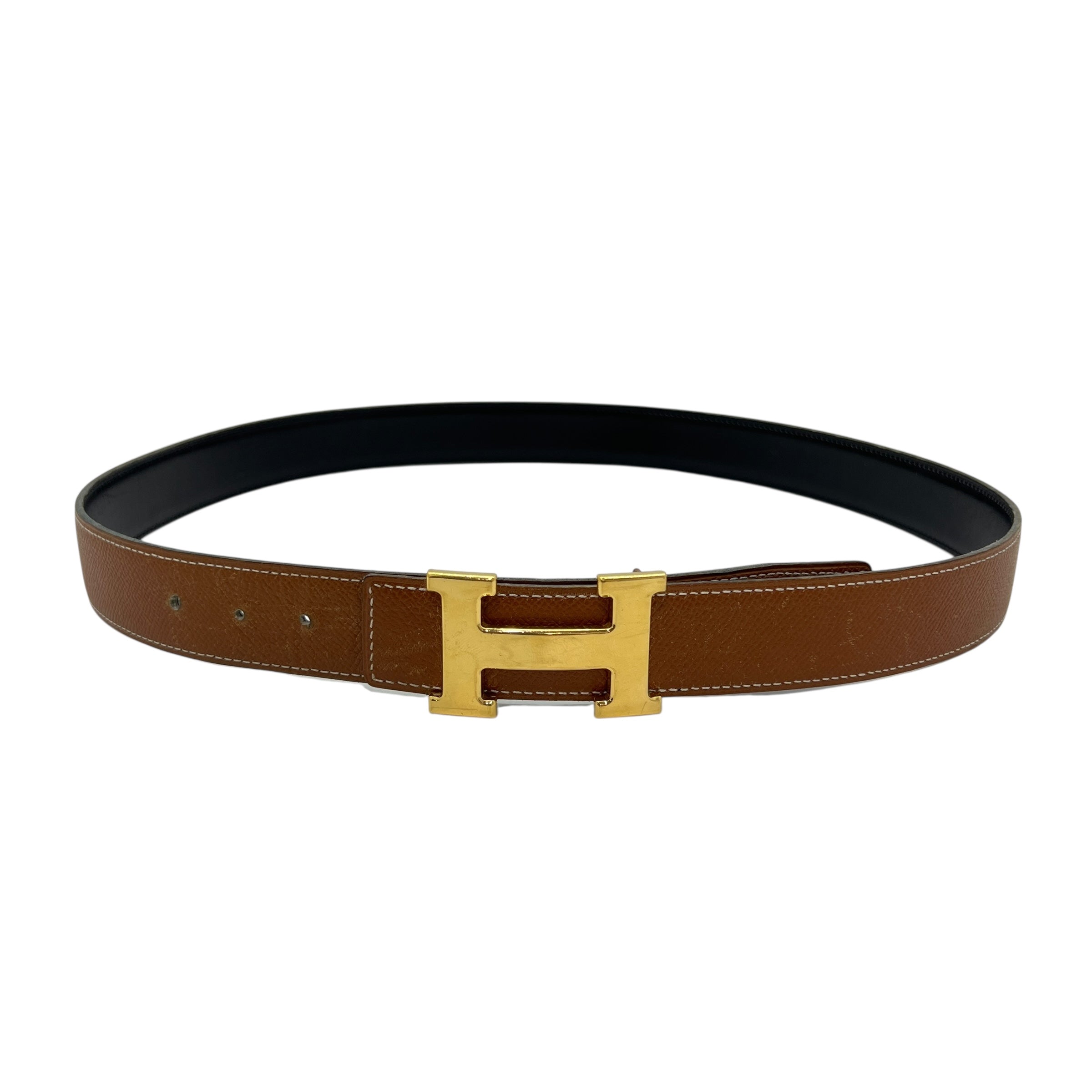 Fibbia H da cintura & pelle reversibile 32 mm