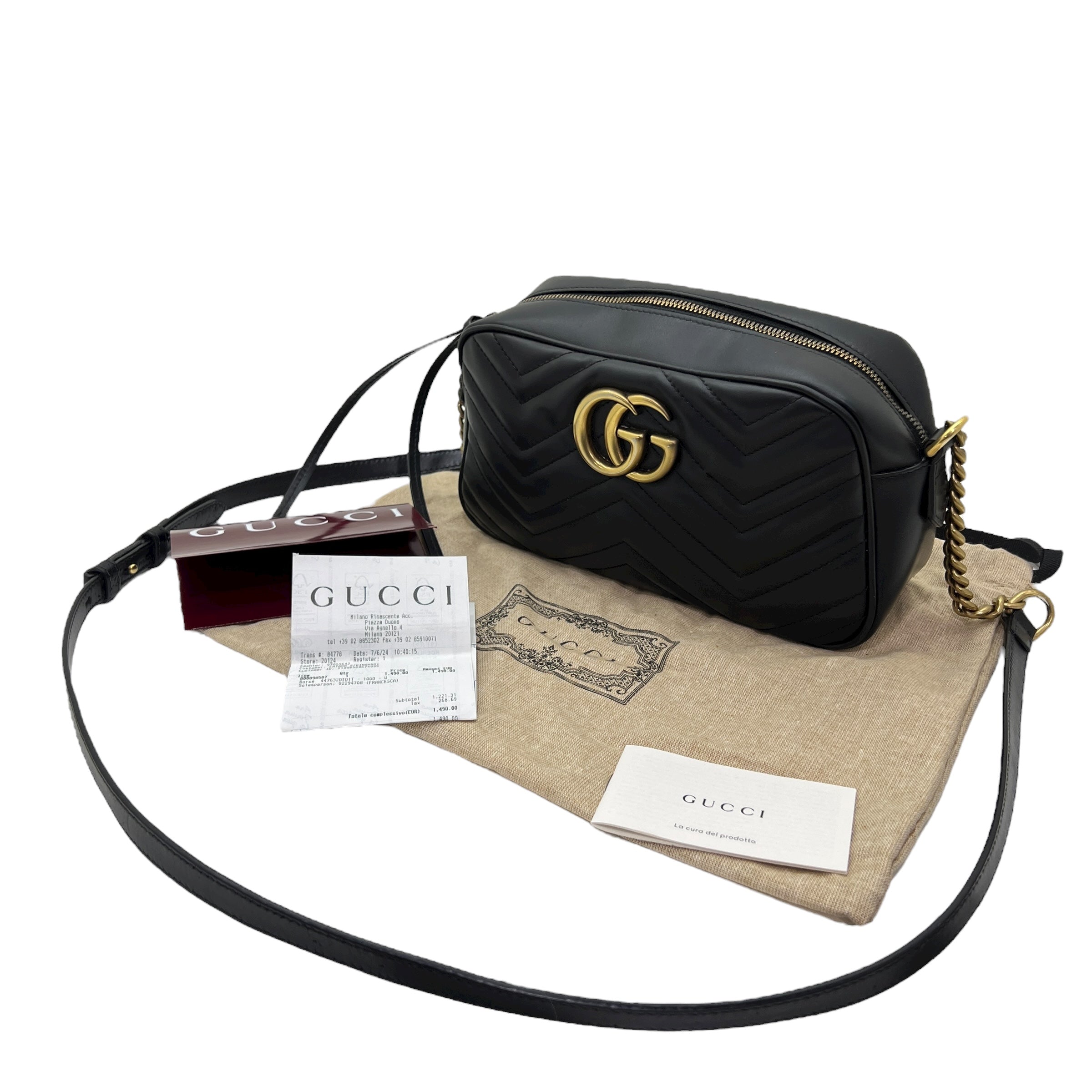 Marmont camera bag GG Marmont piccola