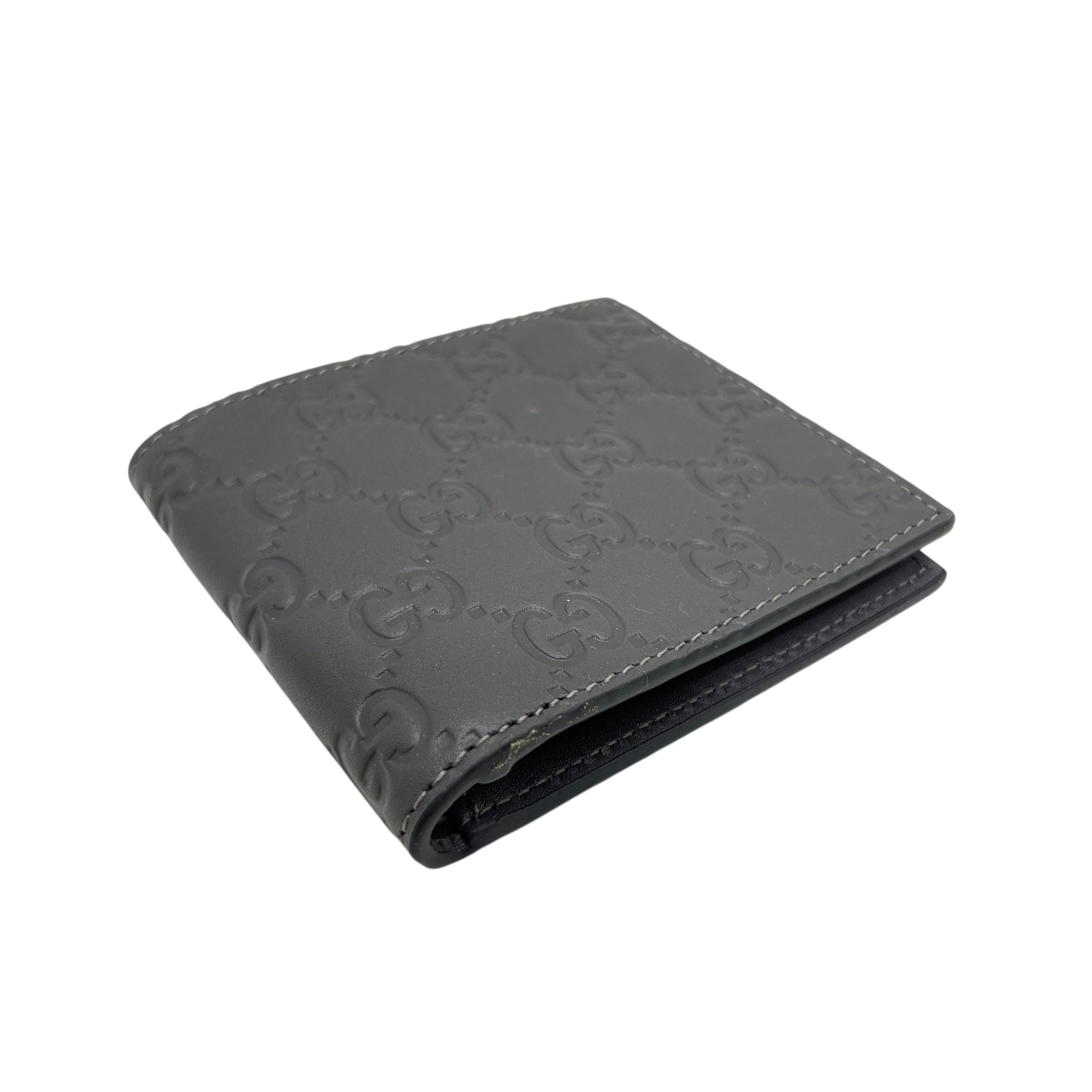 Portafoglio Bi-Fold GG Emblem grigio