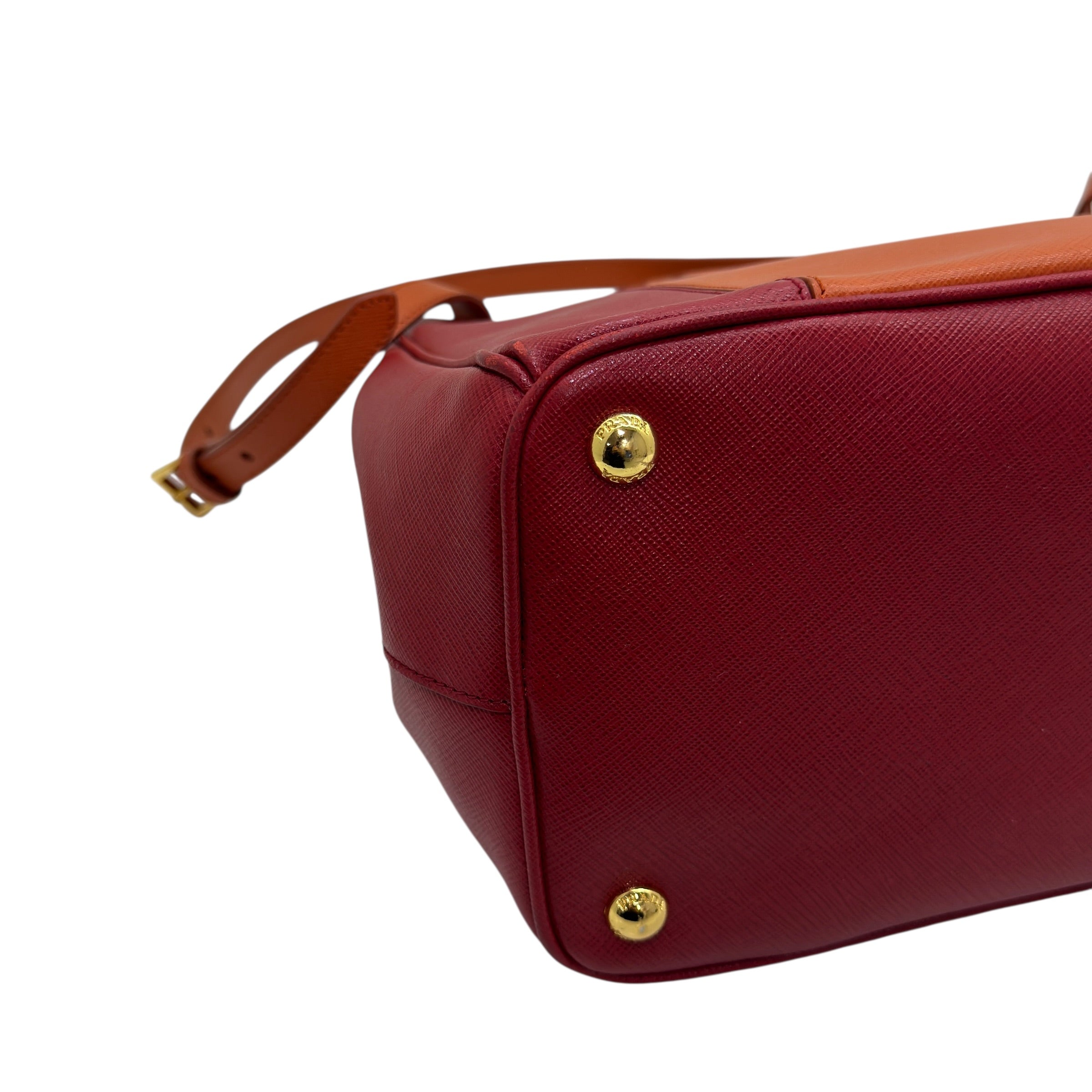 Galleria large in pelle Saffiano