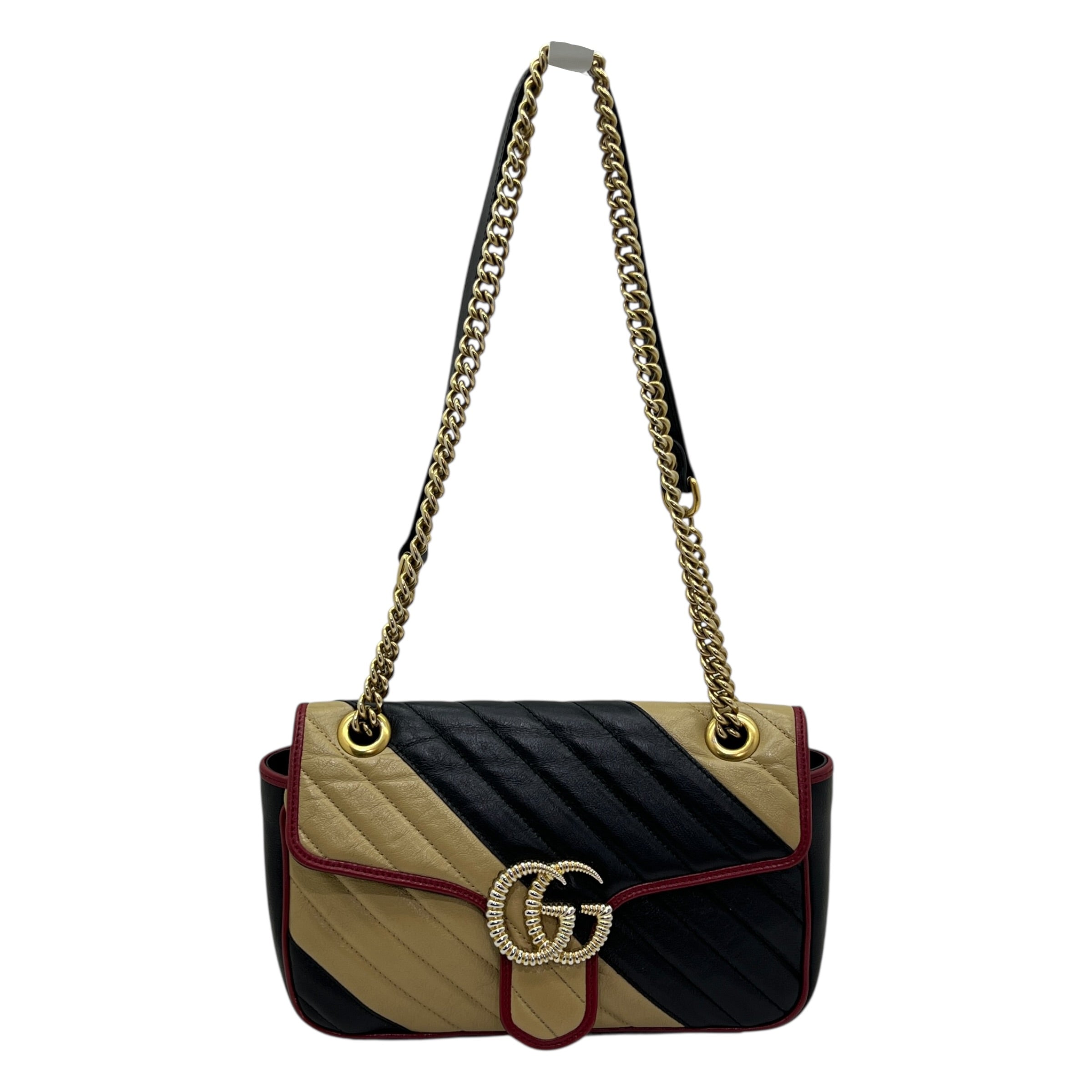 Borsa a spalla GG Marmont misura media