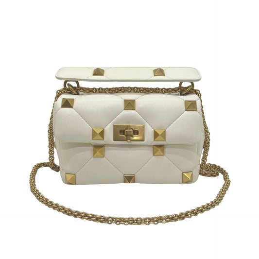 VALENTINO ROMAN STUD IN NAPPA WITH CHAIN