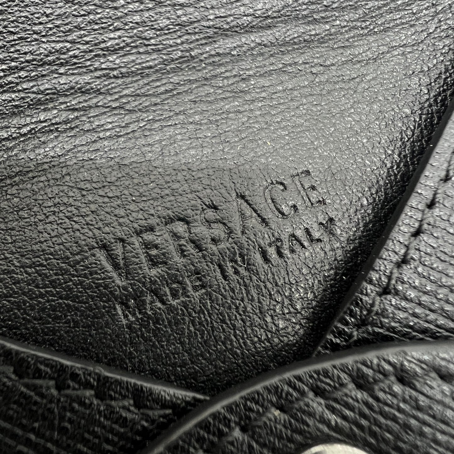 VERSACE MEDUSA PORTAMONETE IN PELLE