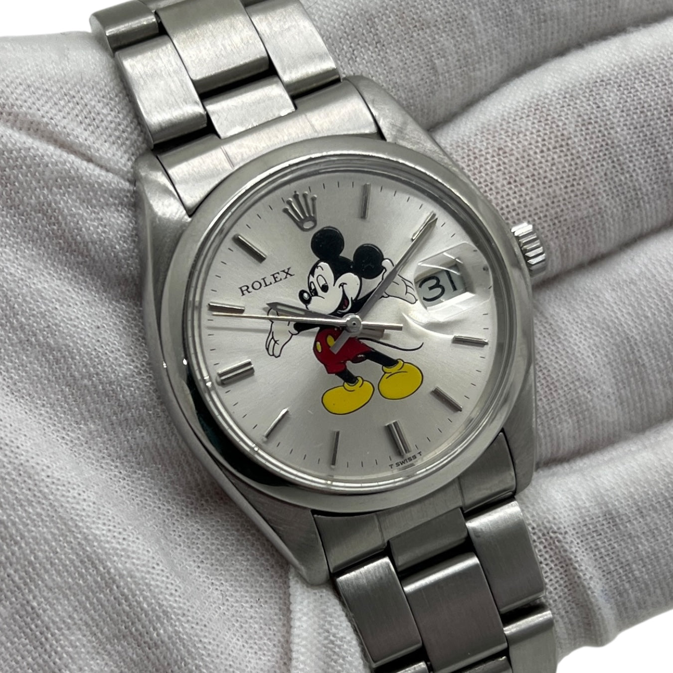 Oyster Date Precision Mickey Mouse 6694