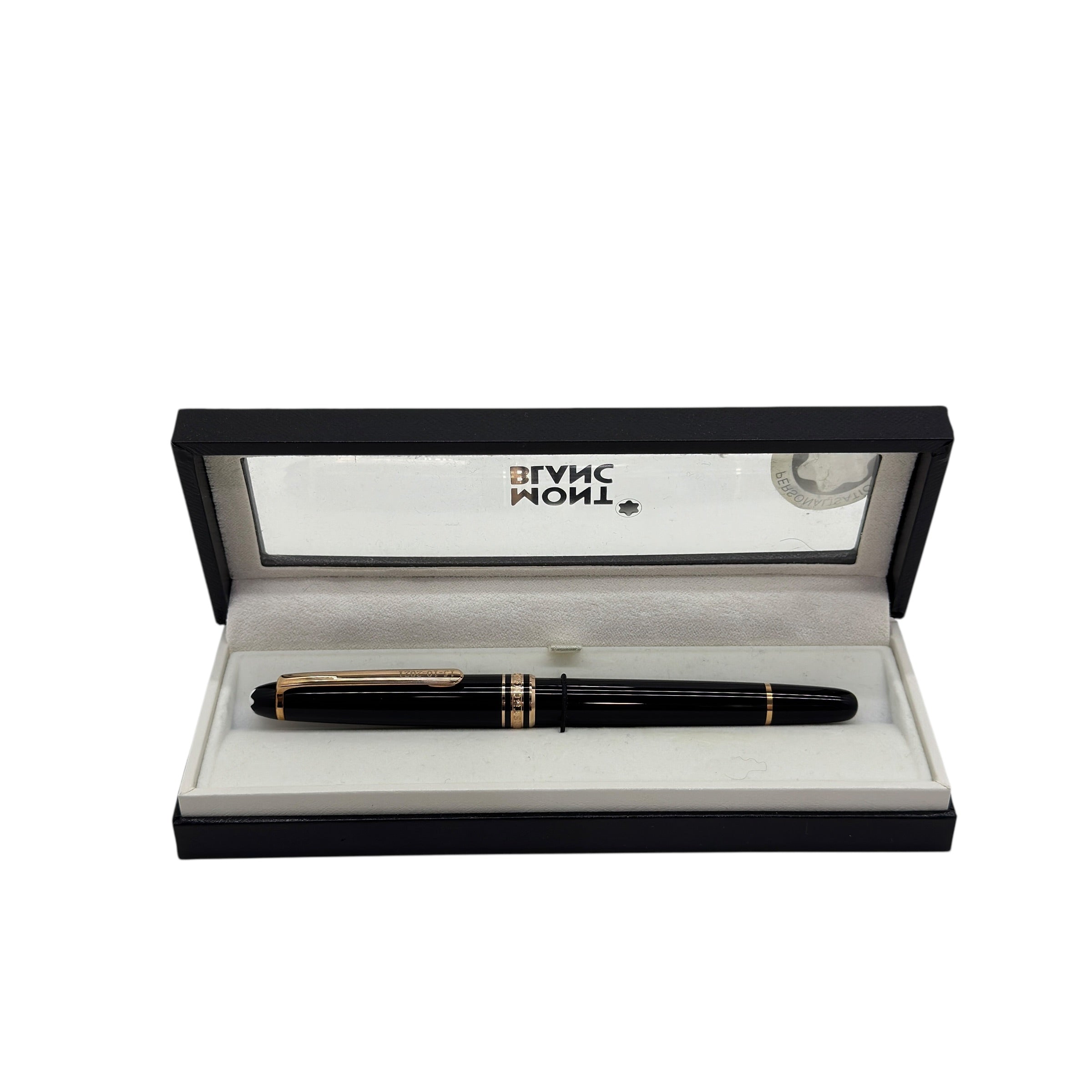 Penna Roller Meisterstück Placcata Oro Rosa con incisione