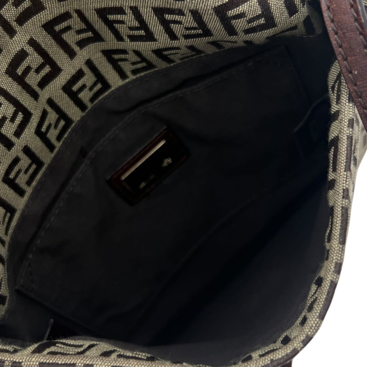 FENDI BORSA A TRACOLLA IN TESSUTO FF