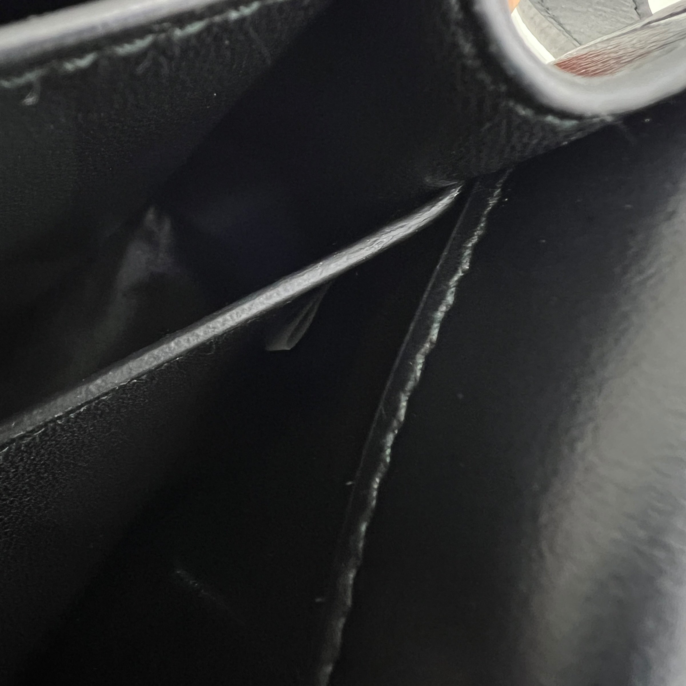 Borsa a spalla in pelle liscia