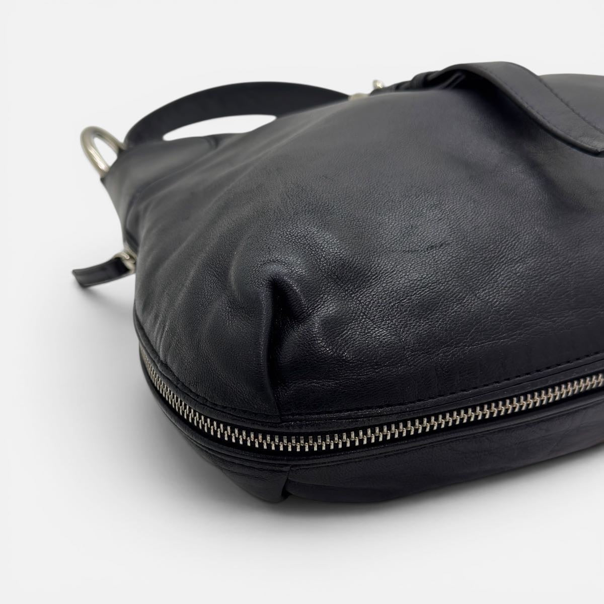 Borsa a spalla in nappa