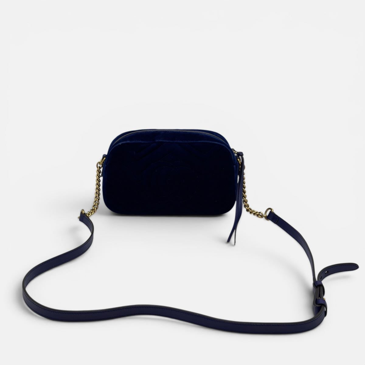 Camera bag GG Marmont in velluto