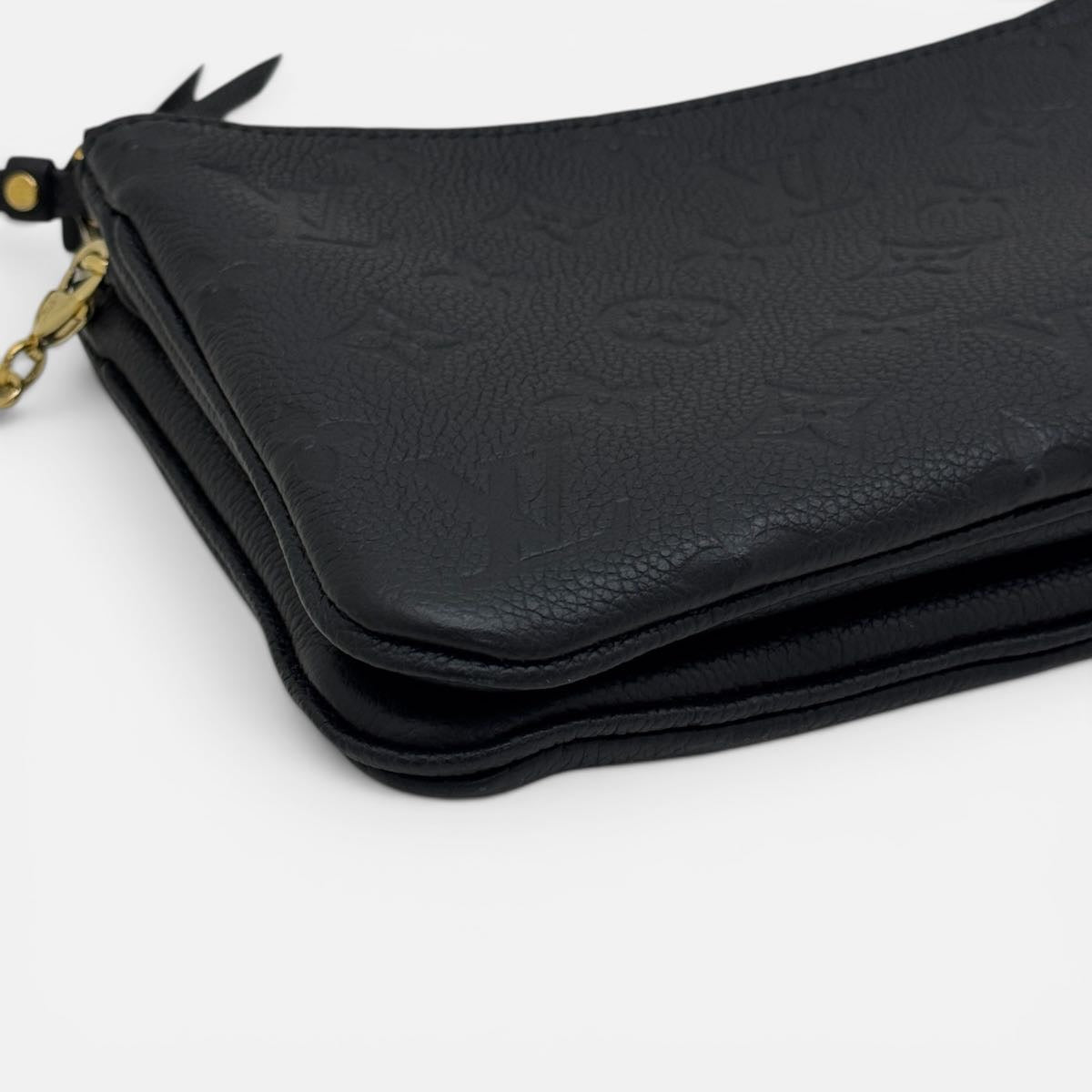 Pochette Double Zip Empreinte