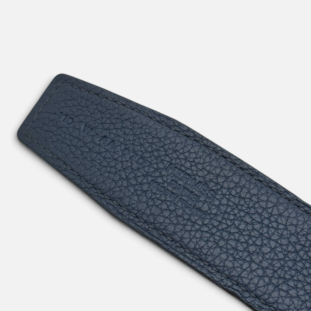Fibbia H per cintura in pelle reversibile 32 mm taglia 110