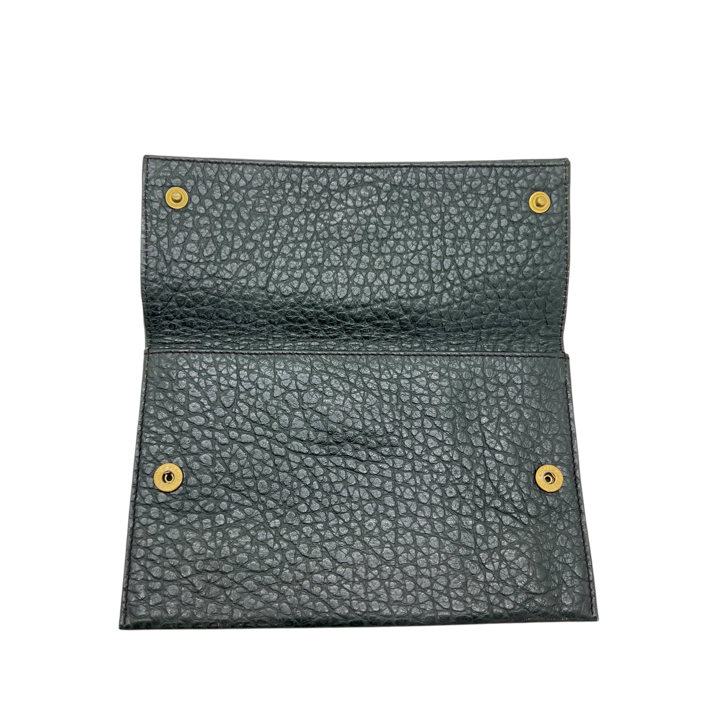 Pochette Prada in saffiano Verde