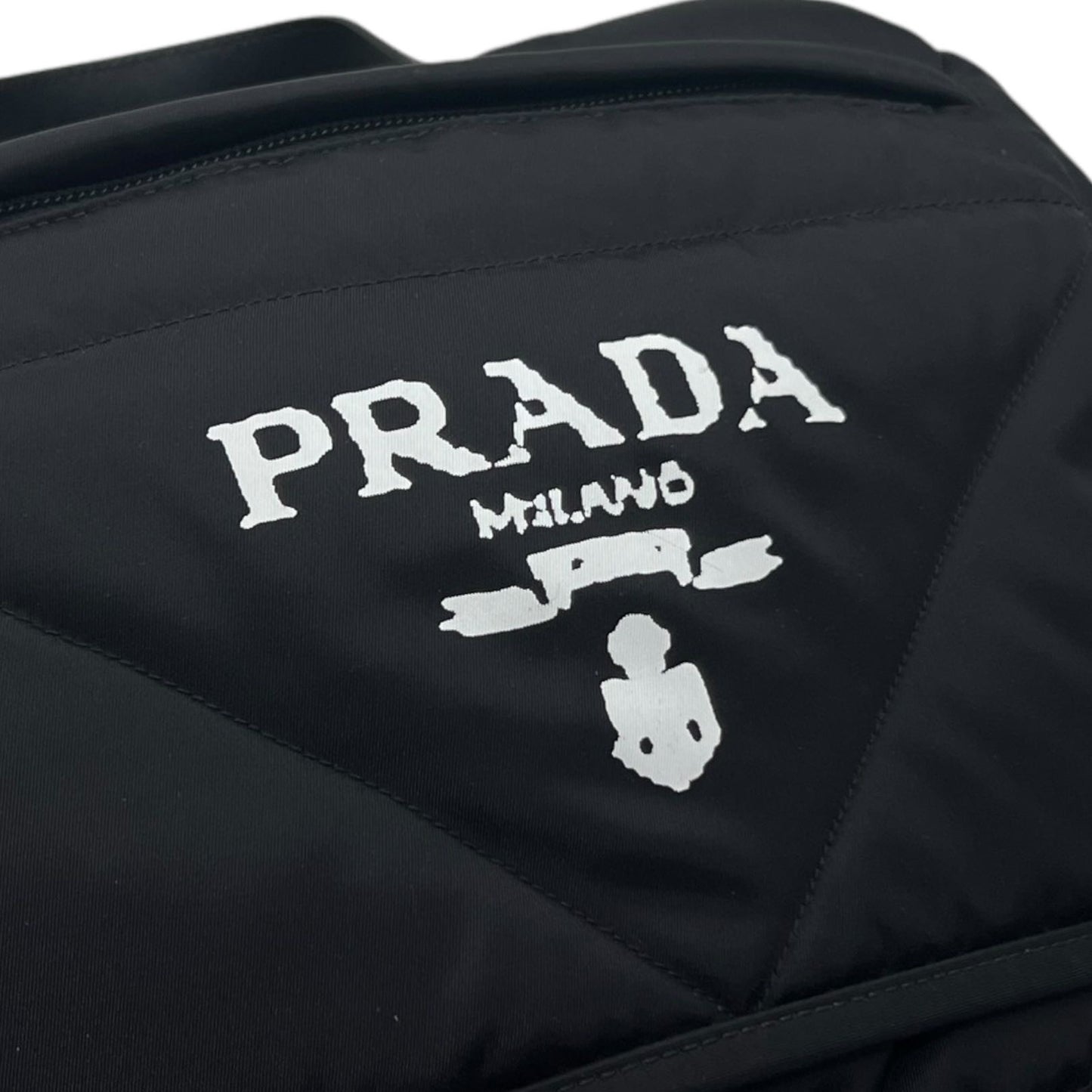 PRADA ZAINO IN RE-NYLON E SAFFIANO CON CAPPUCCIO