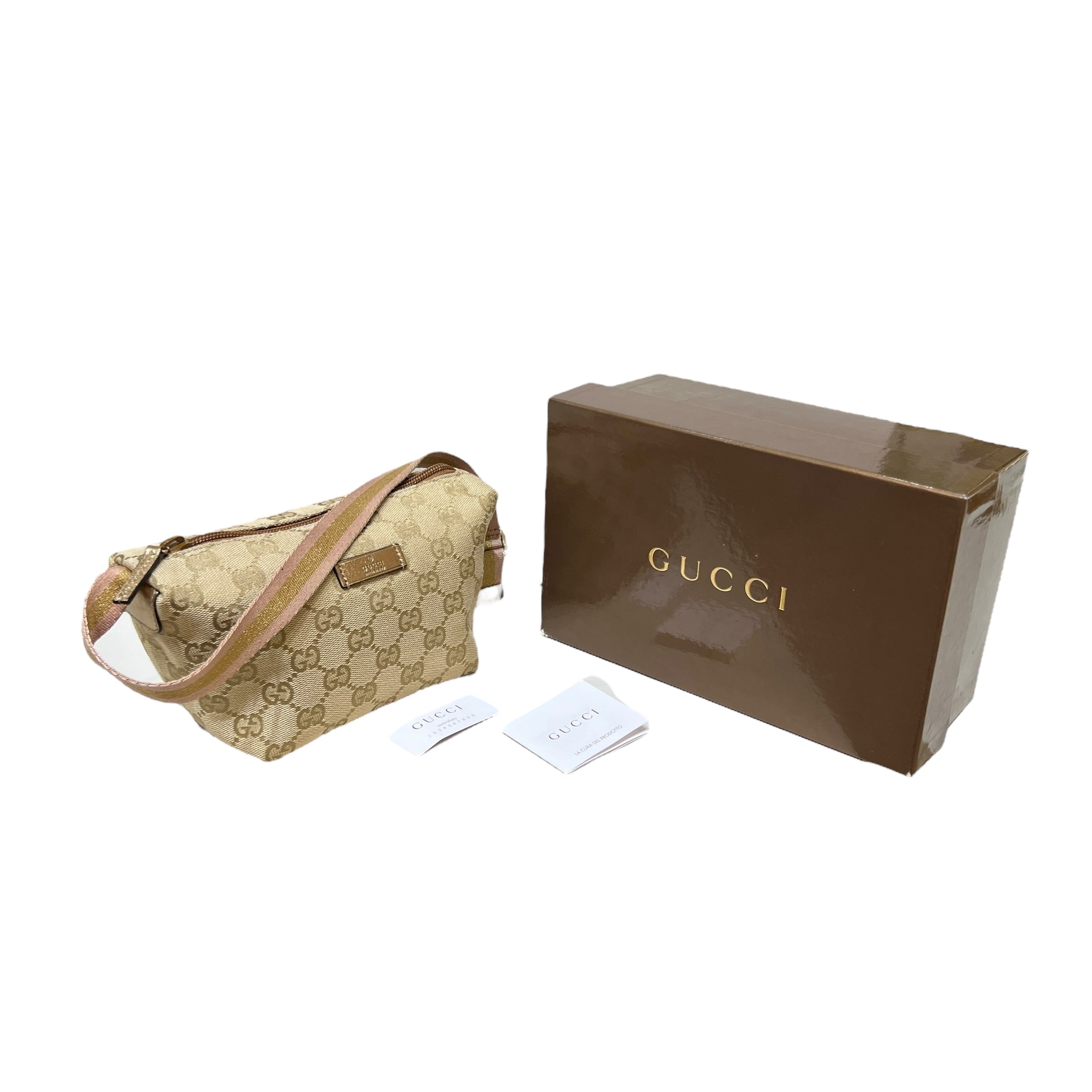 Mini borsa a spalla in tessuto GG