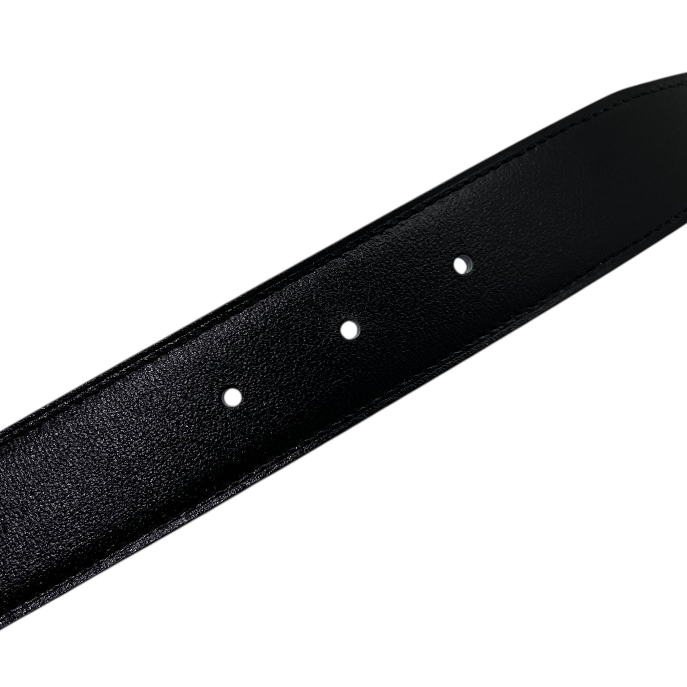 Fibbia da cintura Jumbo & Pelle reversibile per cintura 32 mm taglia 100