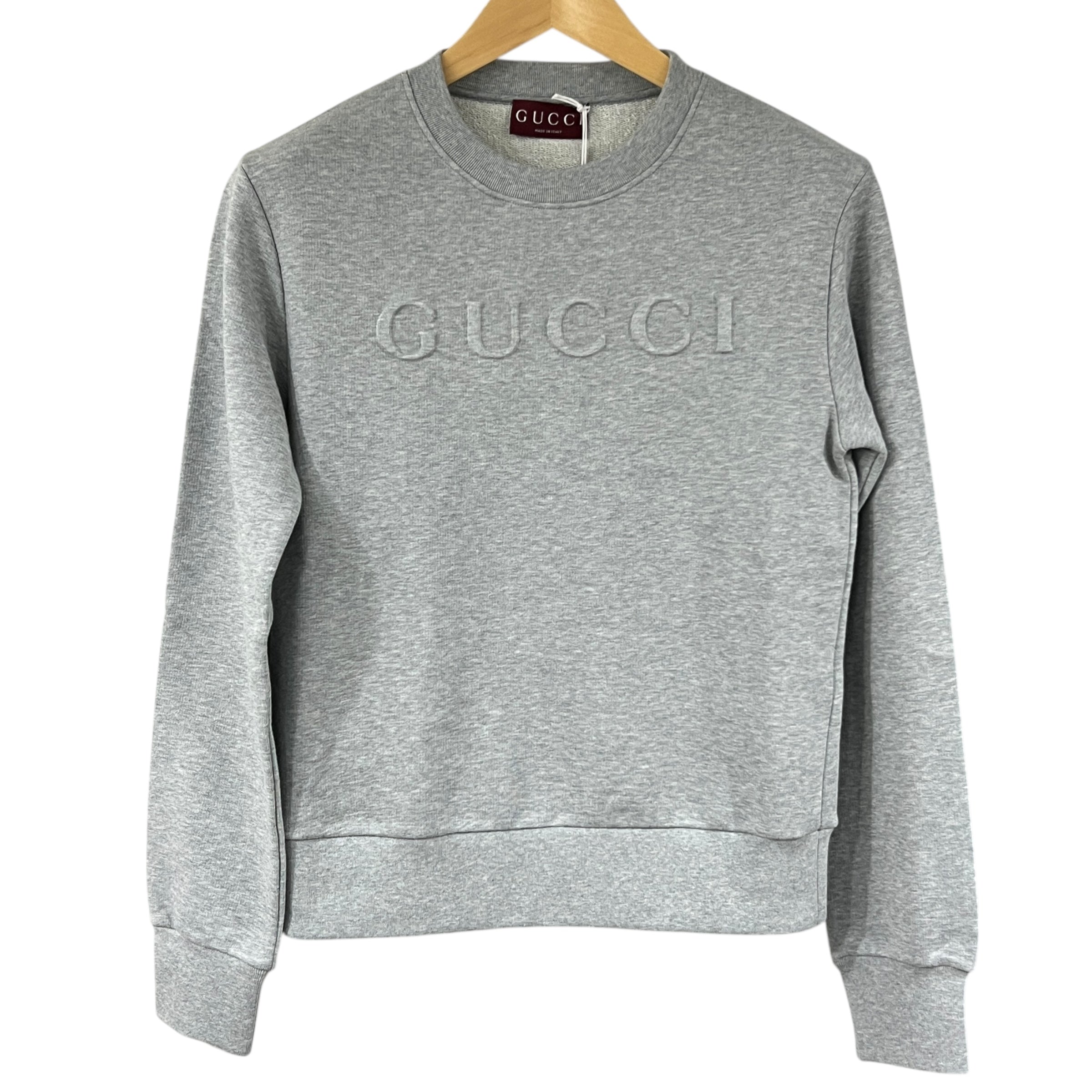 Felpa in Jersey di cotone goffrato