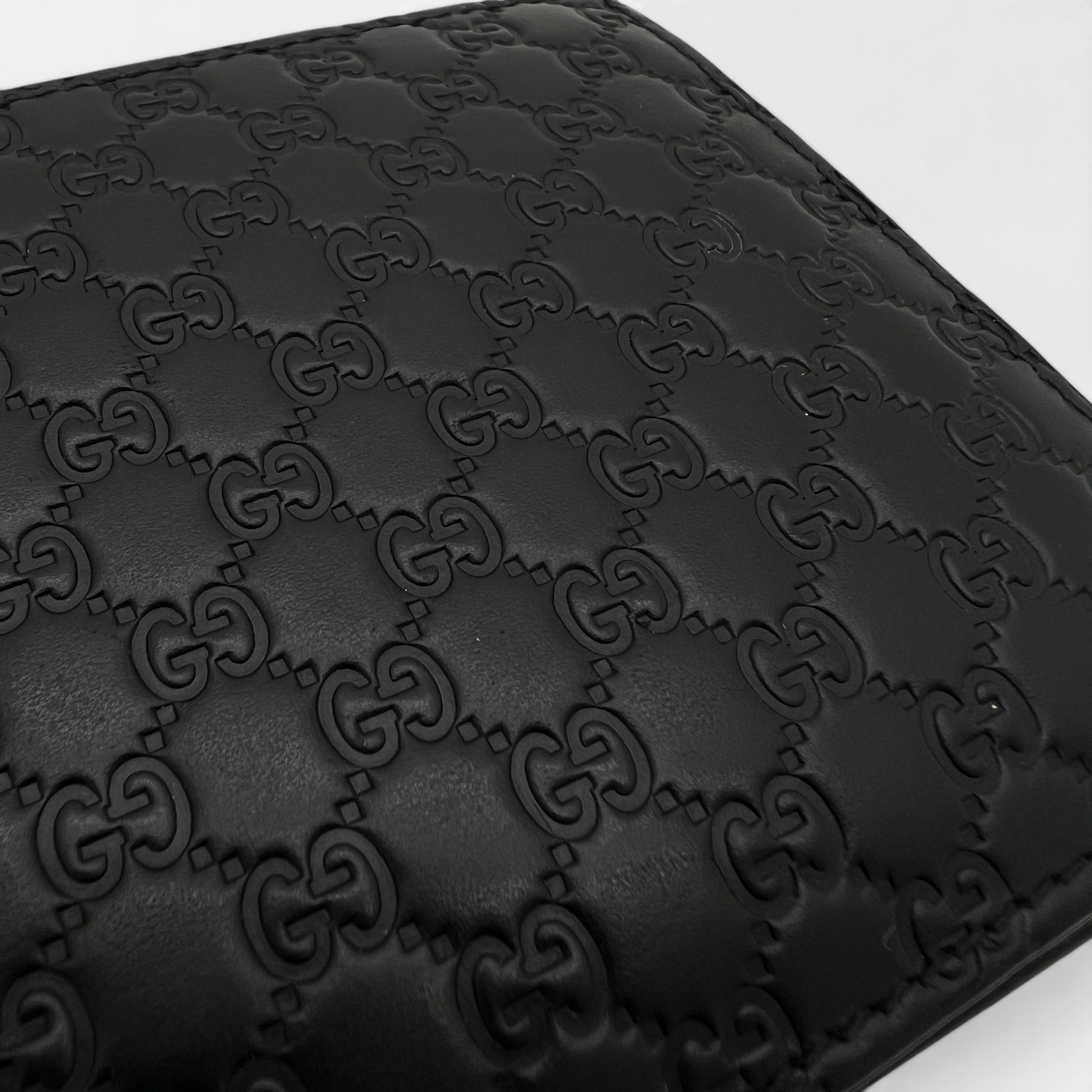 Portafoglio in pelle GG