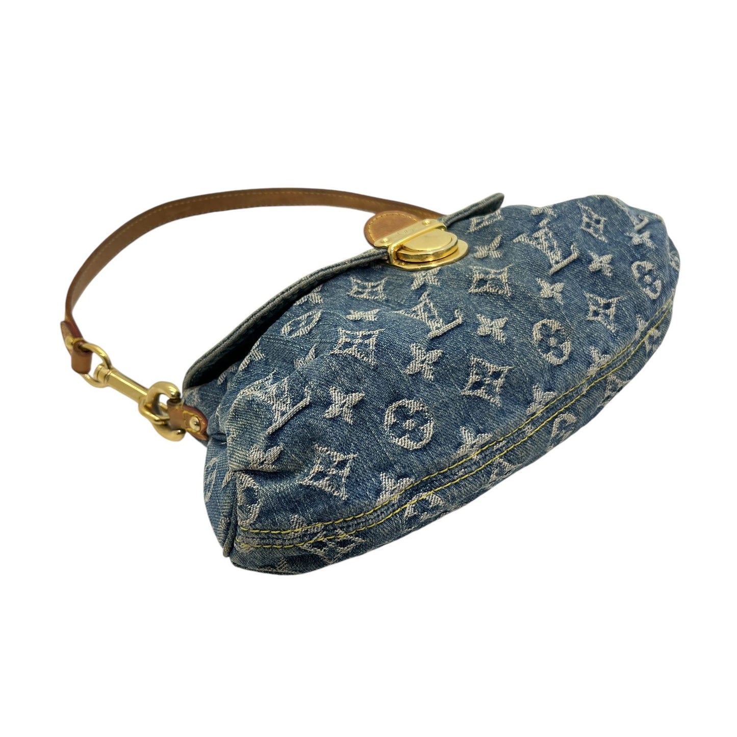 LOUIS VUITTON PLEATY DENIM BORSA A SPALLA