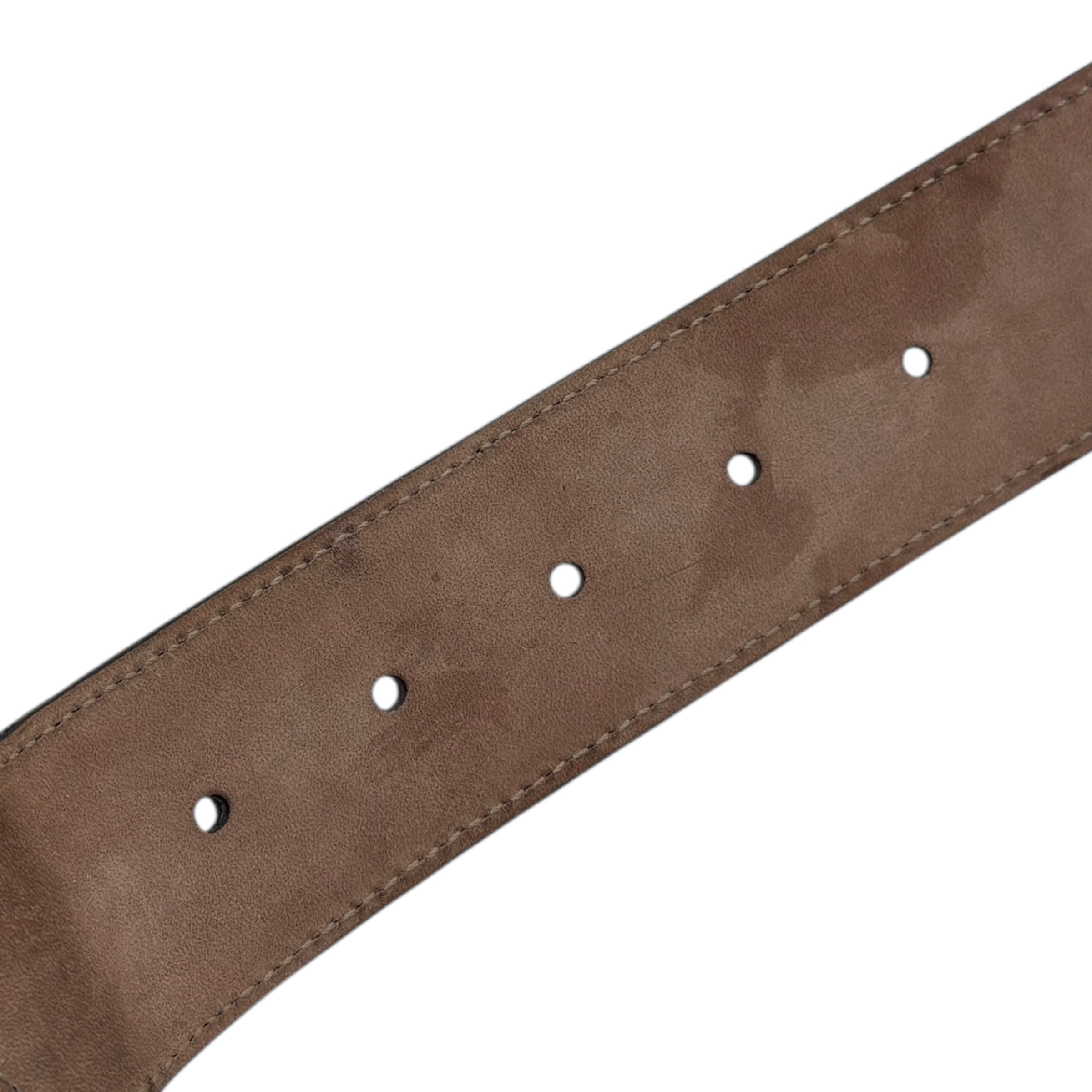 Cintura web con fibbia Incrocio GG taglia 85