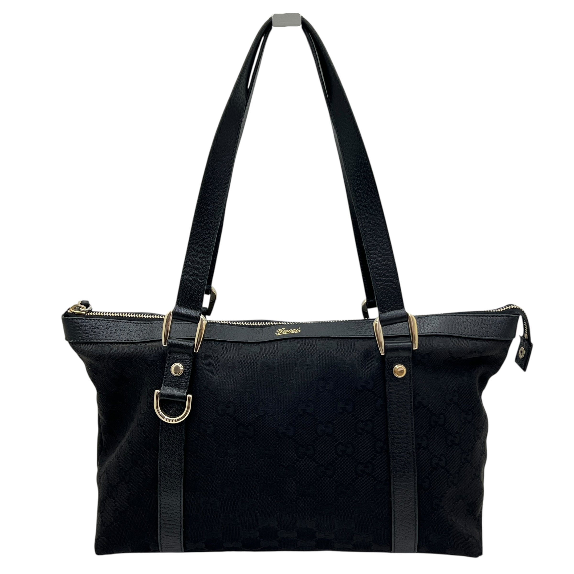 Borsa a spalla in tessuto GG e pelle