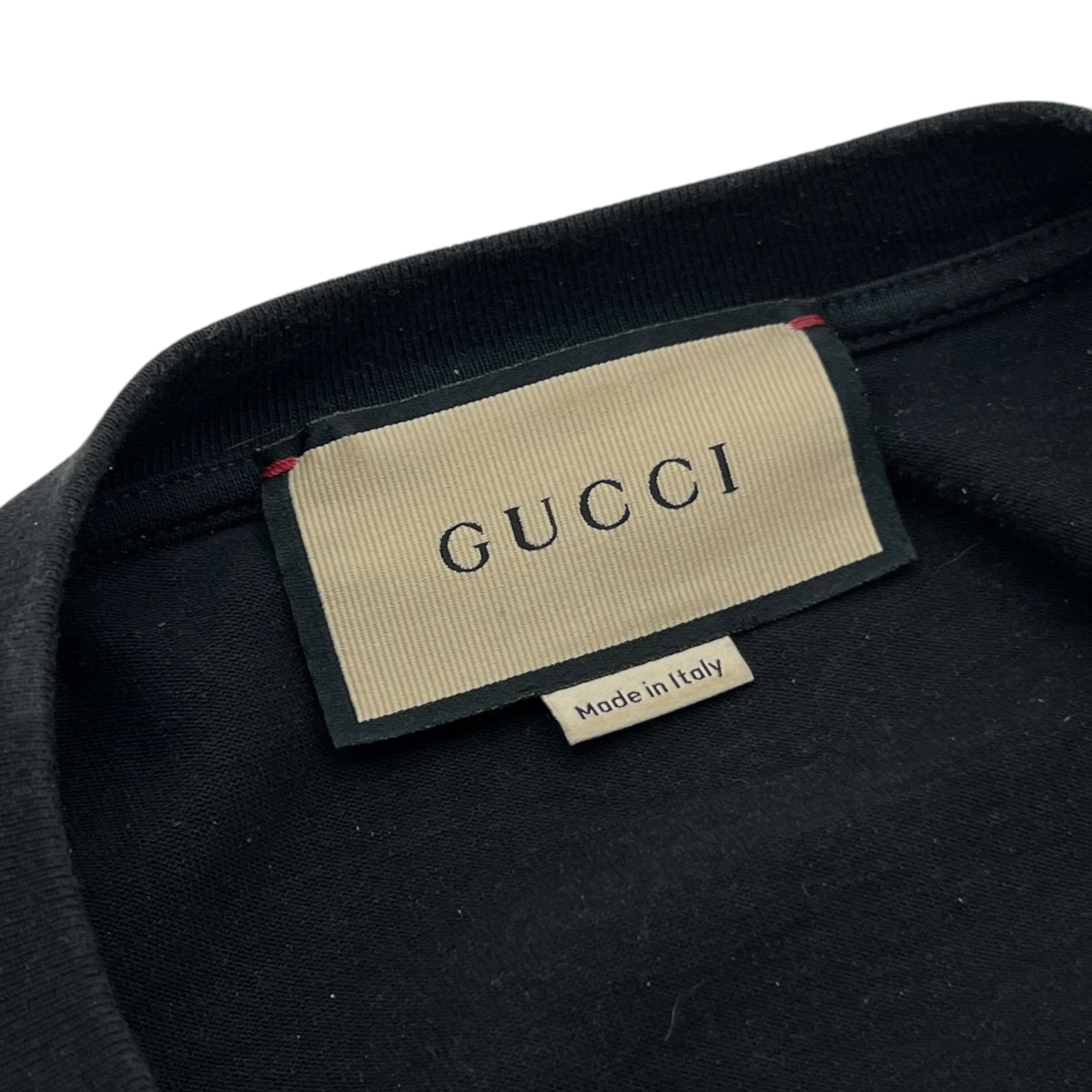 GUCCI T-SHIRT CON STAMPA BLADE TG L