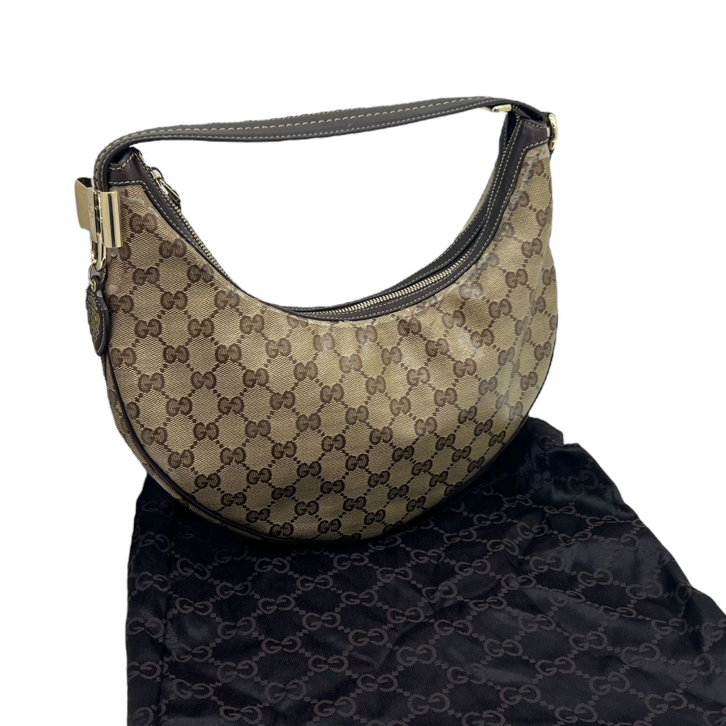 GUCCI BORSA A SPALLA IN TELA GG CRYSTAL