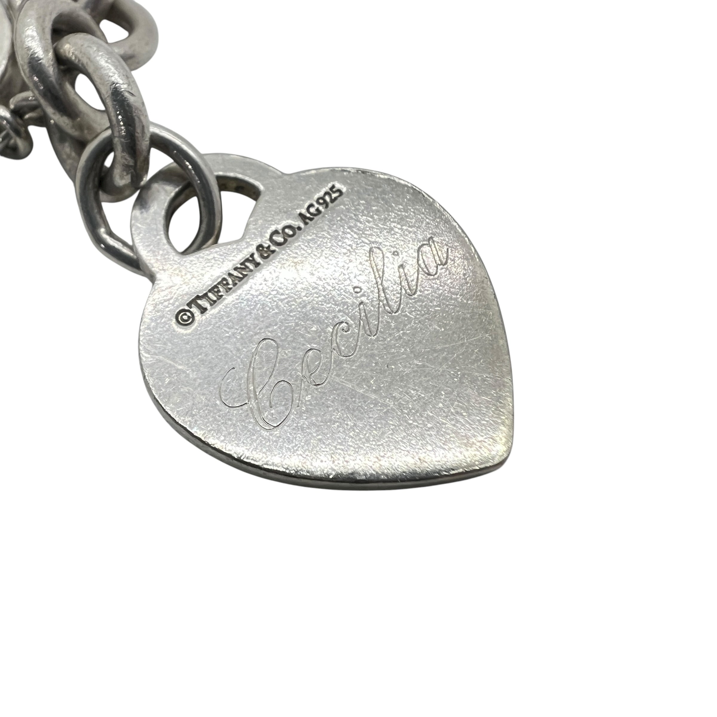 Bracciale Heart Tag con chiusura Toggle (personalizzato Cecilia)