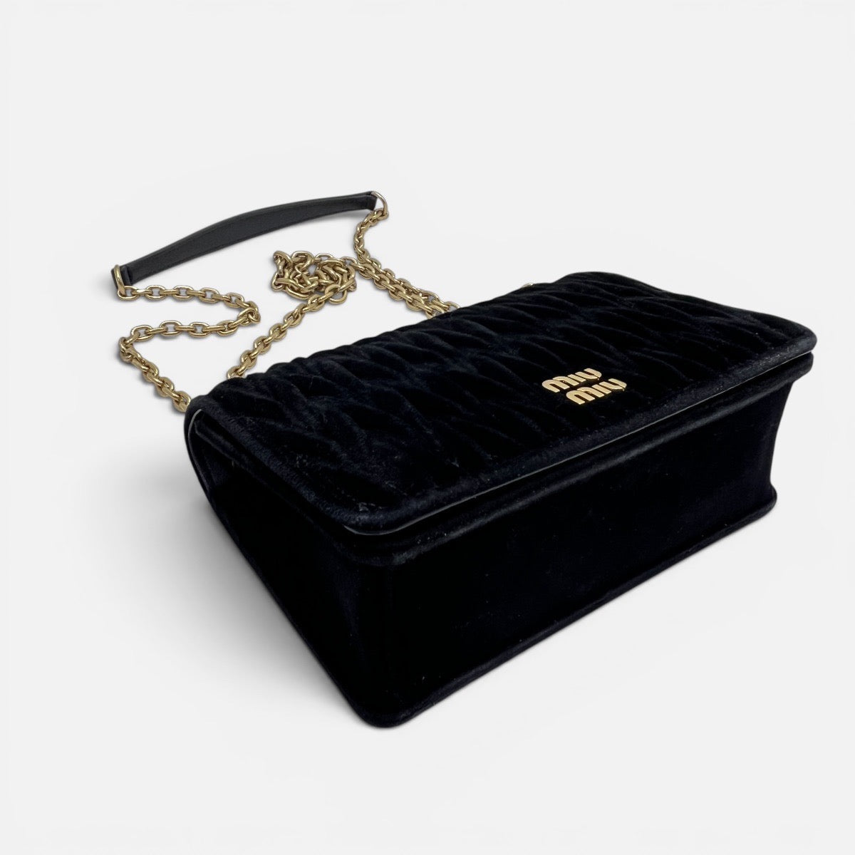 Borsa a tracolla in velluto