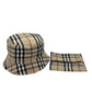 BURBERRY CAPPELLO DA PESCATORE REVERSIBILE VINTAGE IN COTONE CHECK