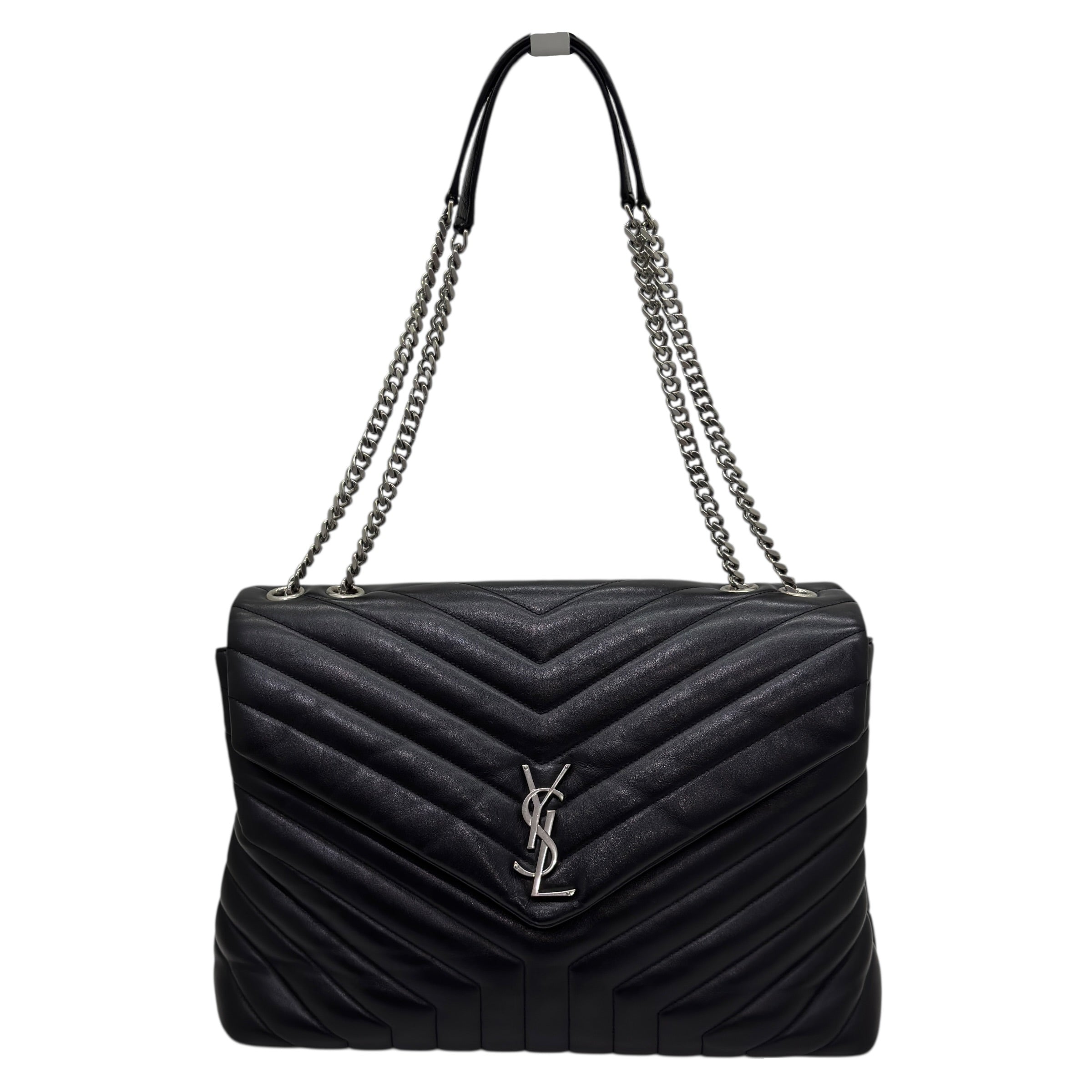 Lou Lou grande in pelle di agnello trapuntata