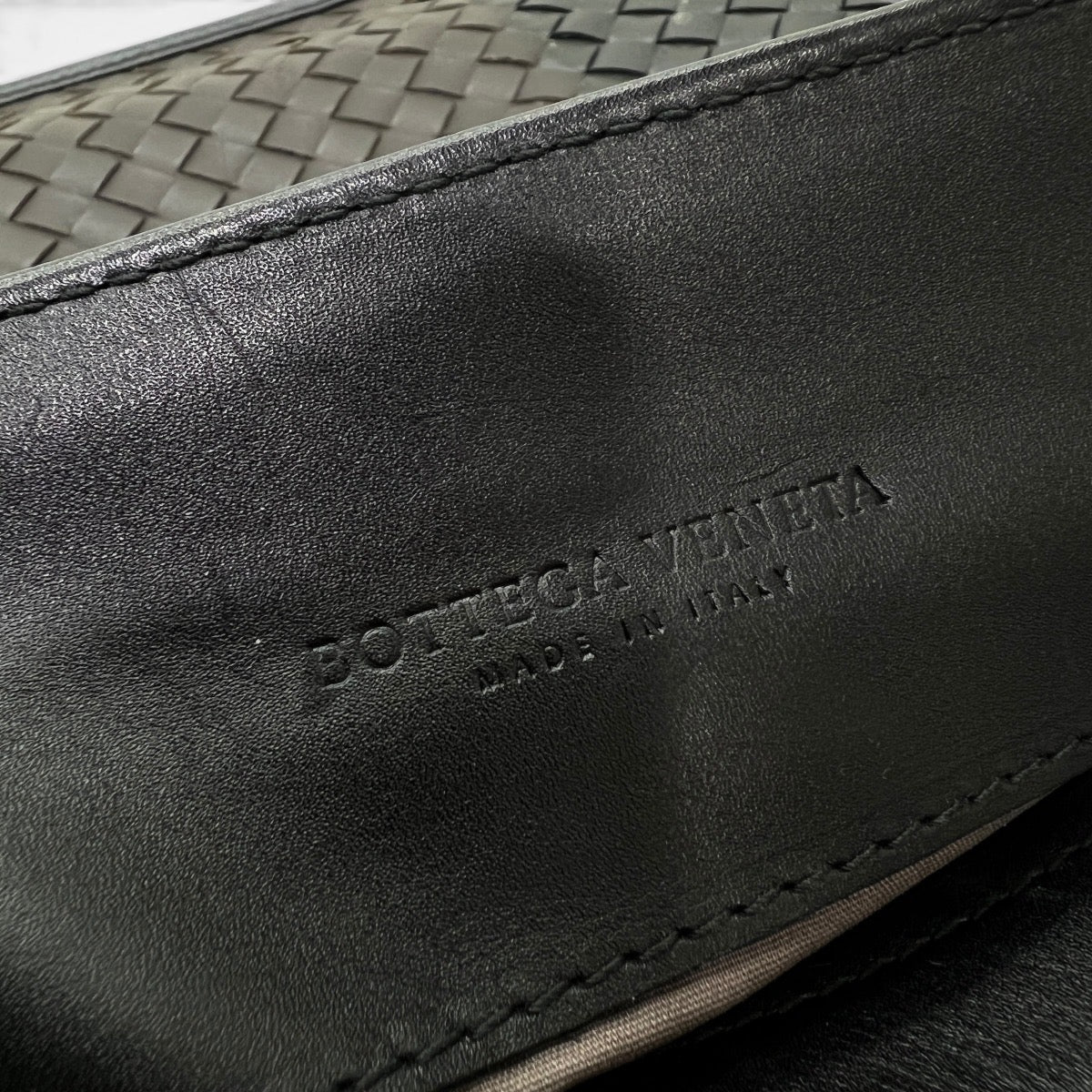 Bottega Veneta cartella porta documenti intrecciato