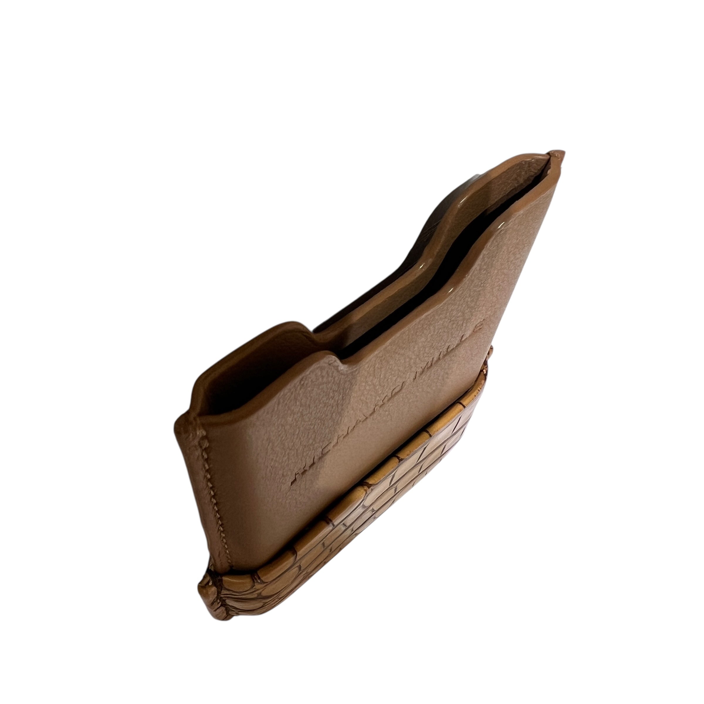 Portacarte in coccodrillo