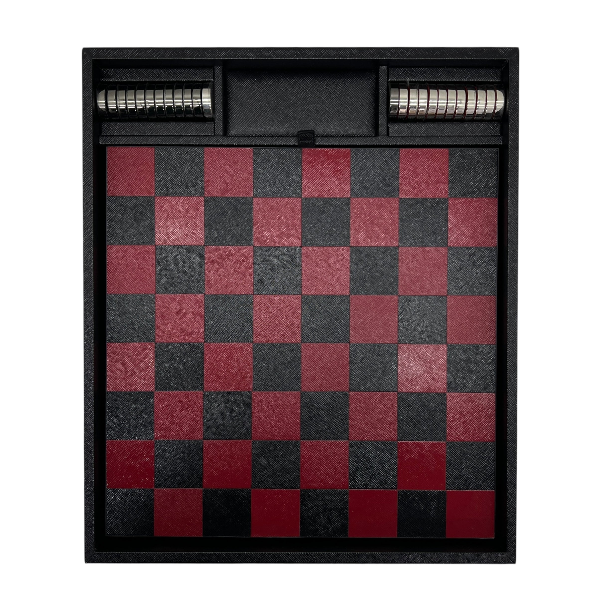 Gioco dama in Saffiano