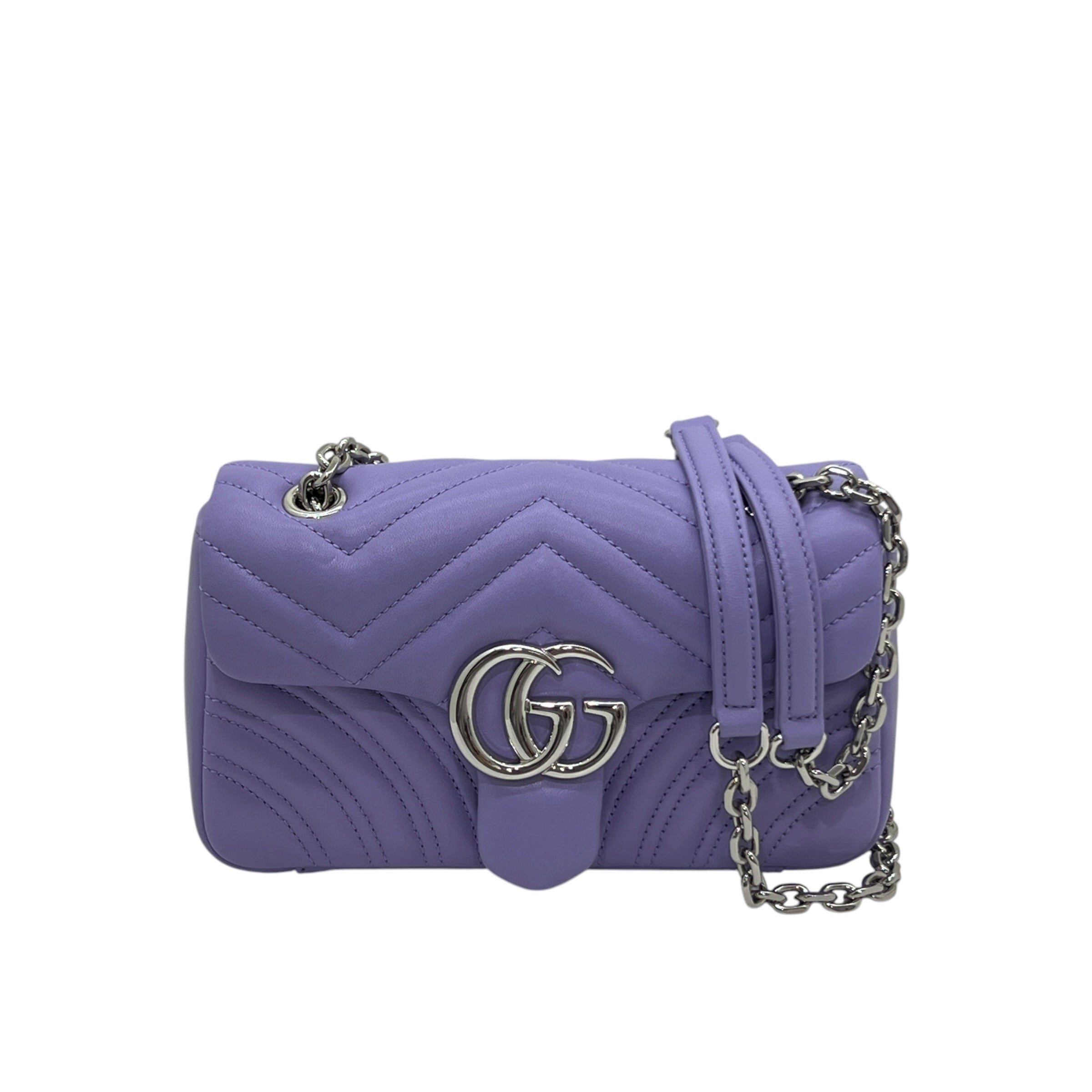 Borsa a tracolla GG Marmont glicine