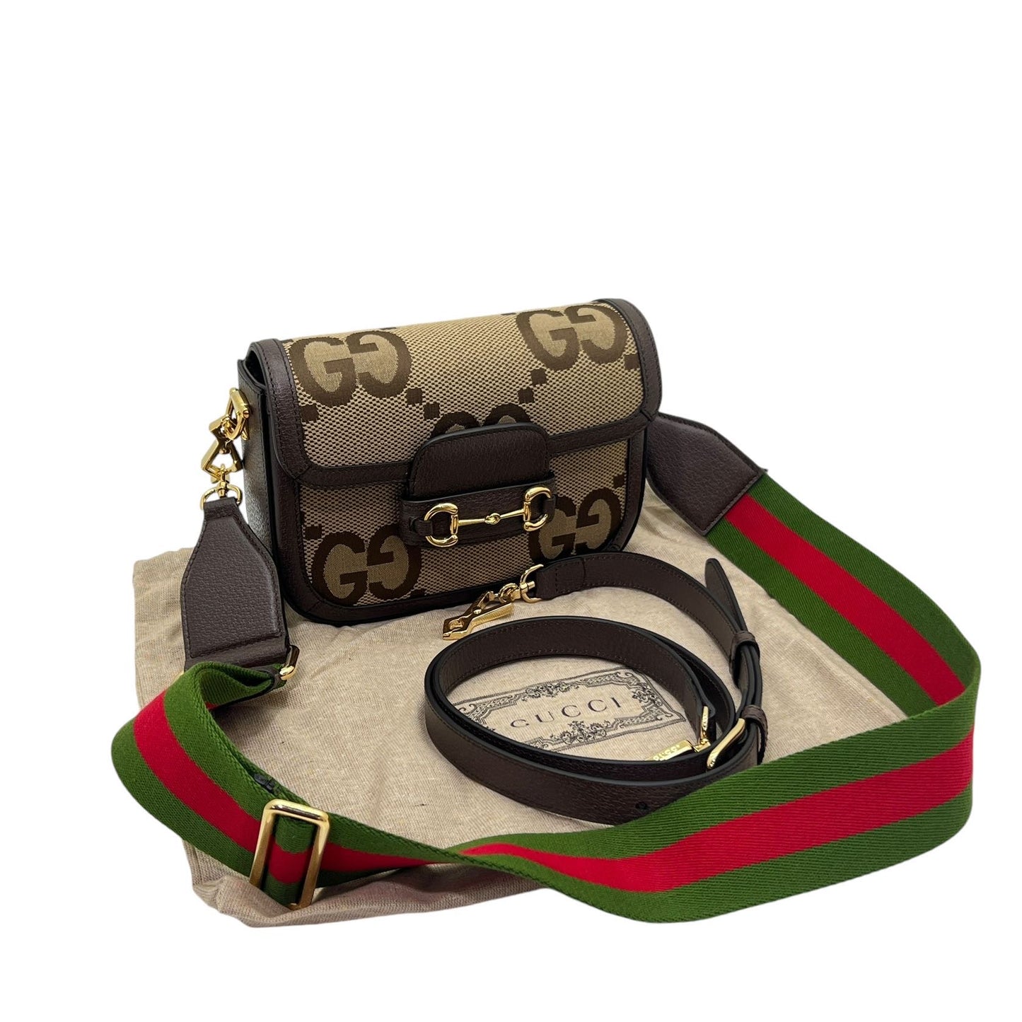 GUCCI HORSEBIT JUMBO 1955 SHOULDER BAG