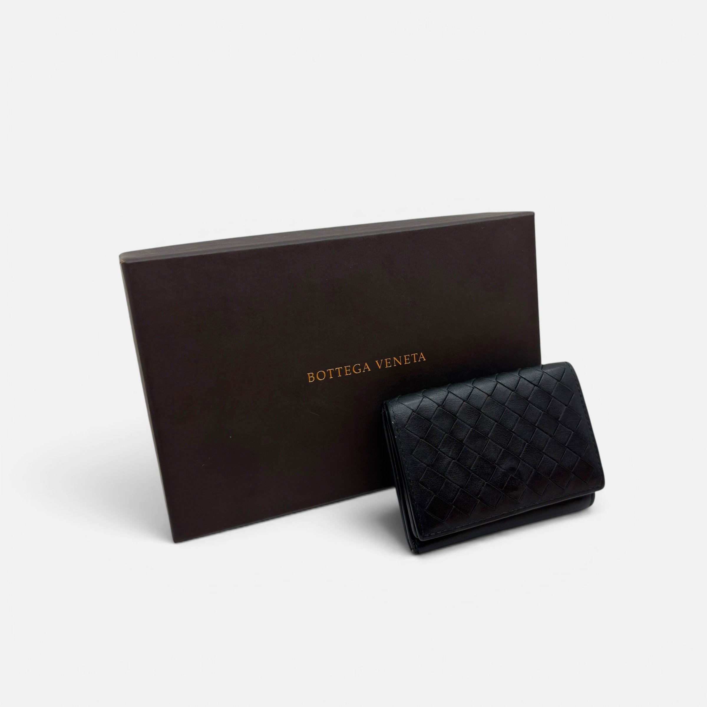 Portafoglio intrecciato tri-fold