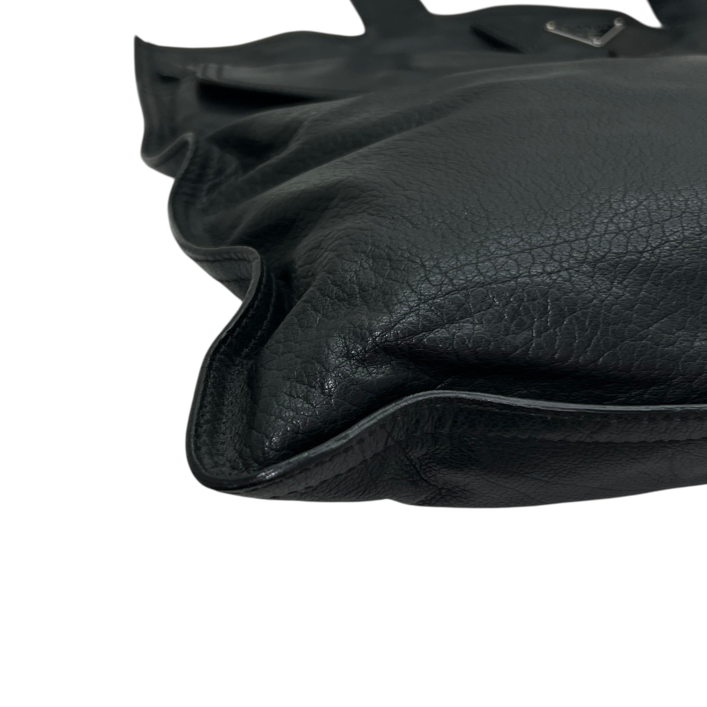 PRADA BORSA SHOPPING IN PELLE