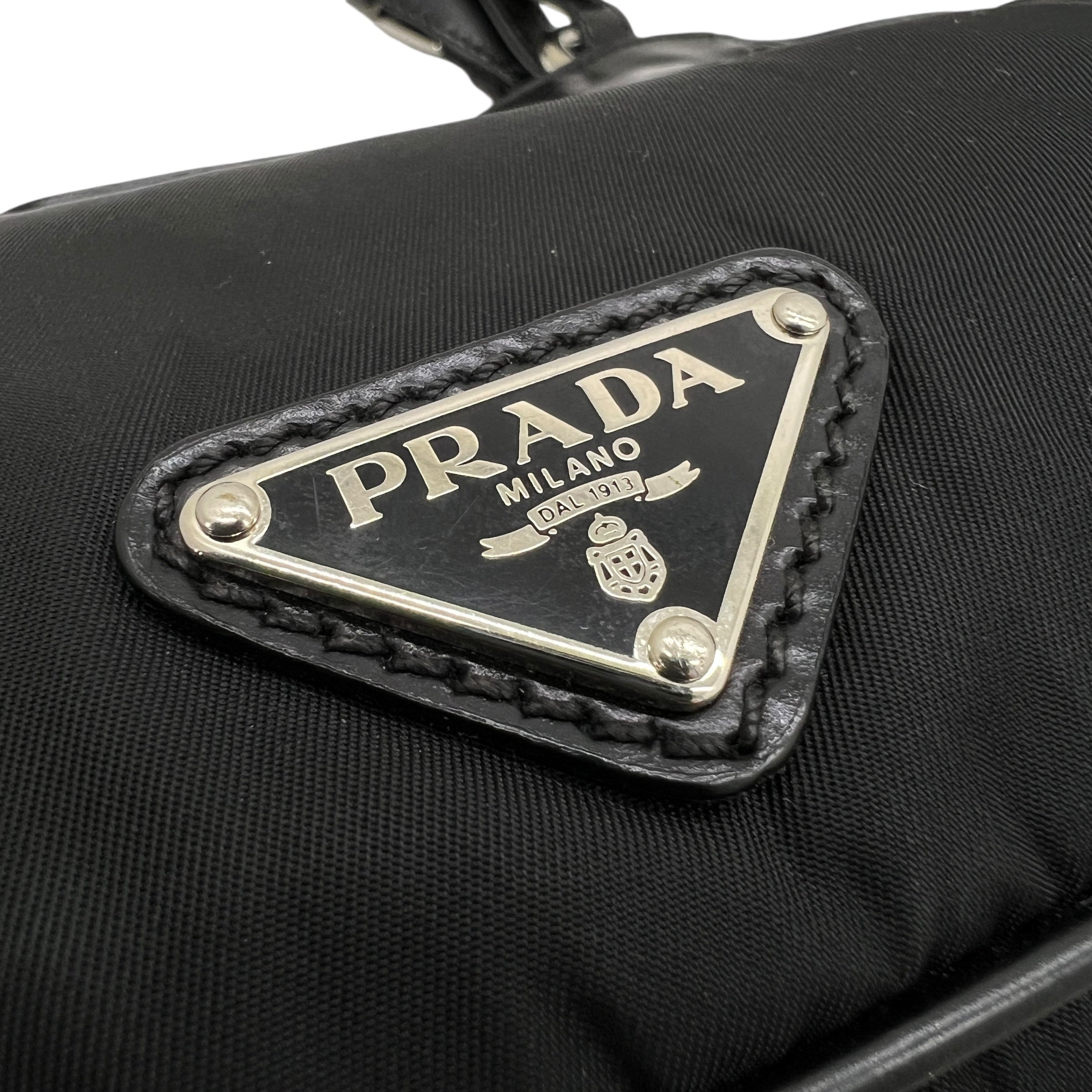 Borsa a spalla in Nylon e pelle